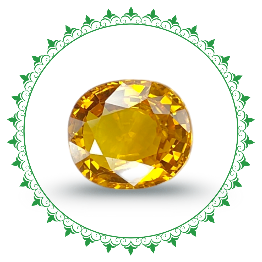 Bangkok Yellow Sapphire - Heated
