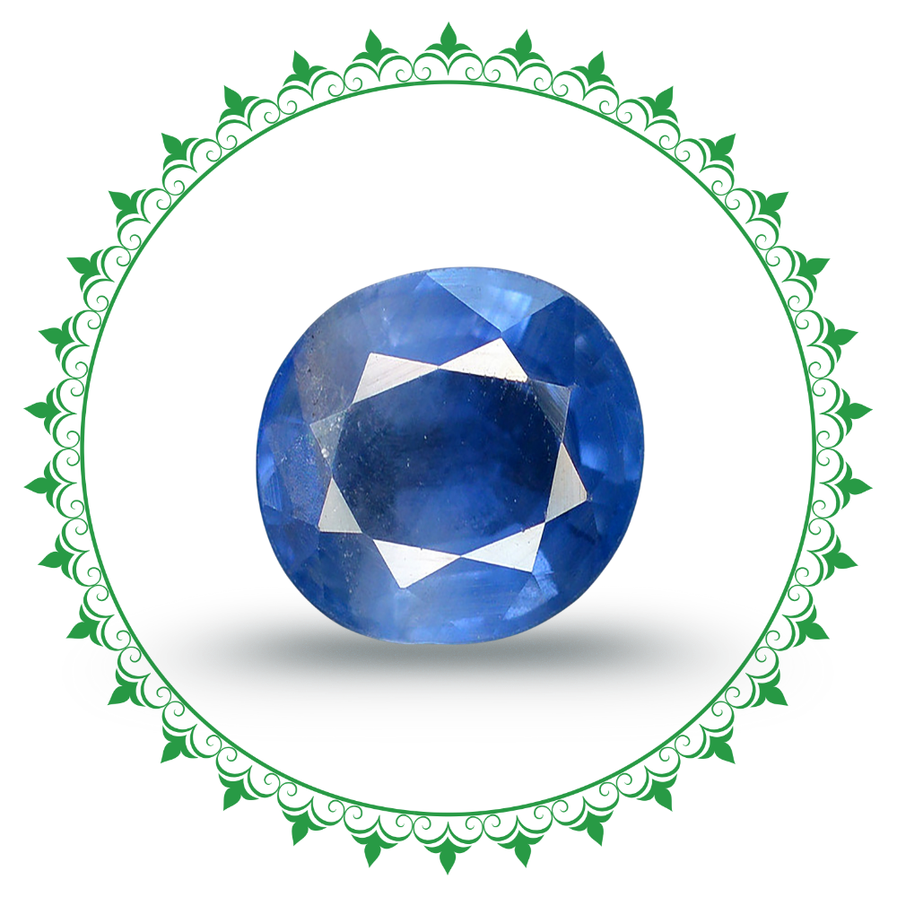 Glass Filled Blue Sapphire - Treated