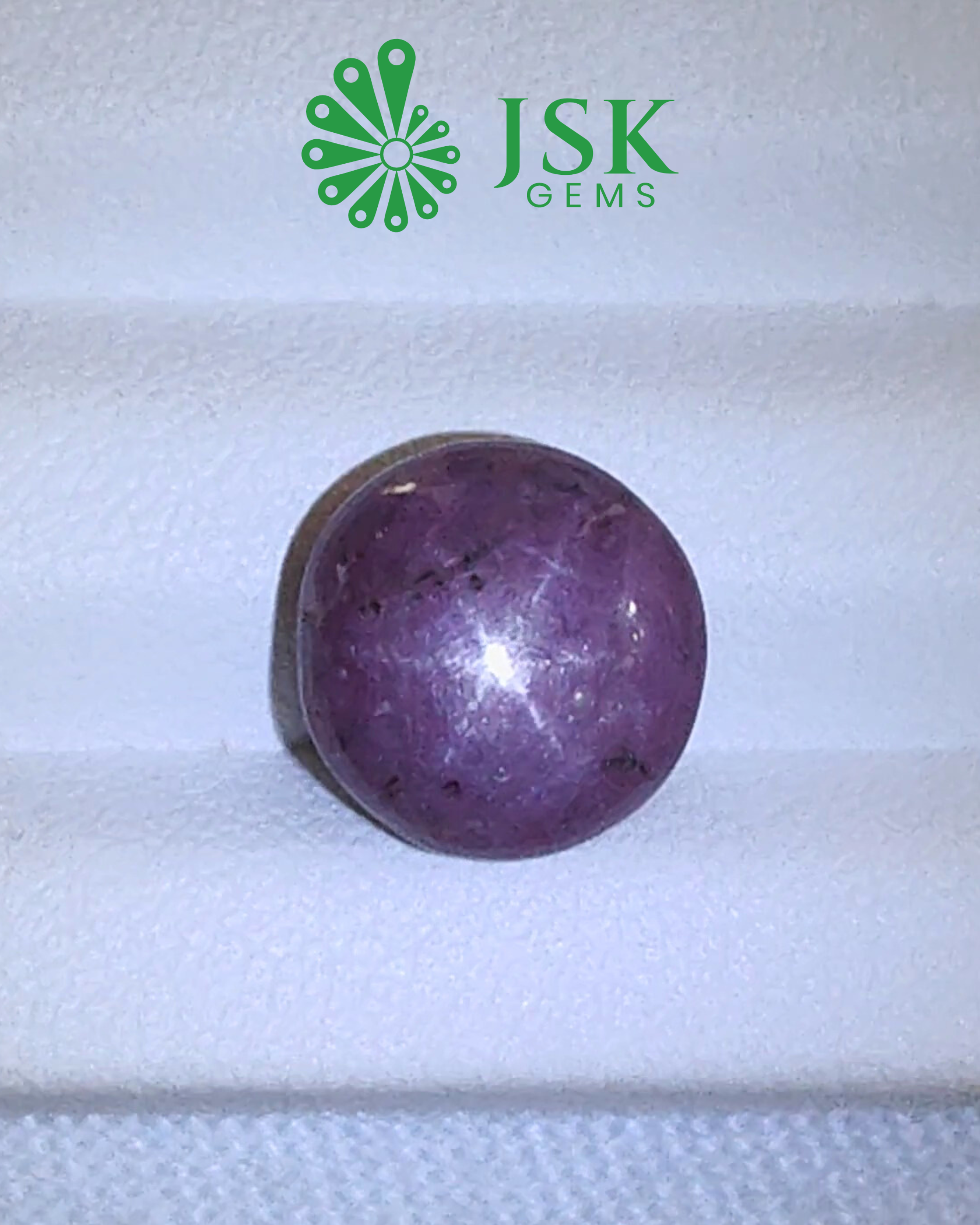Certified 11.10 Ct - 12.33 Ratti Unheated Untreated Natural Star Ruby - Manik