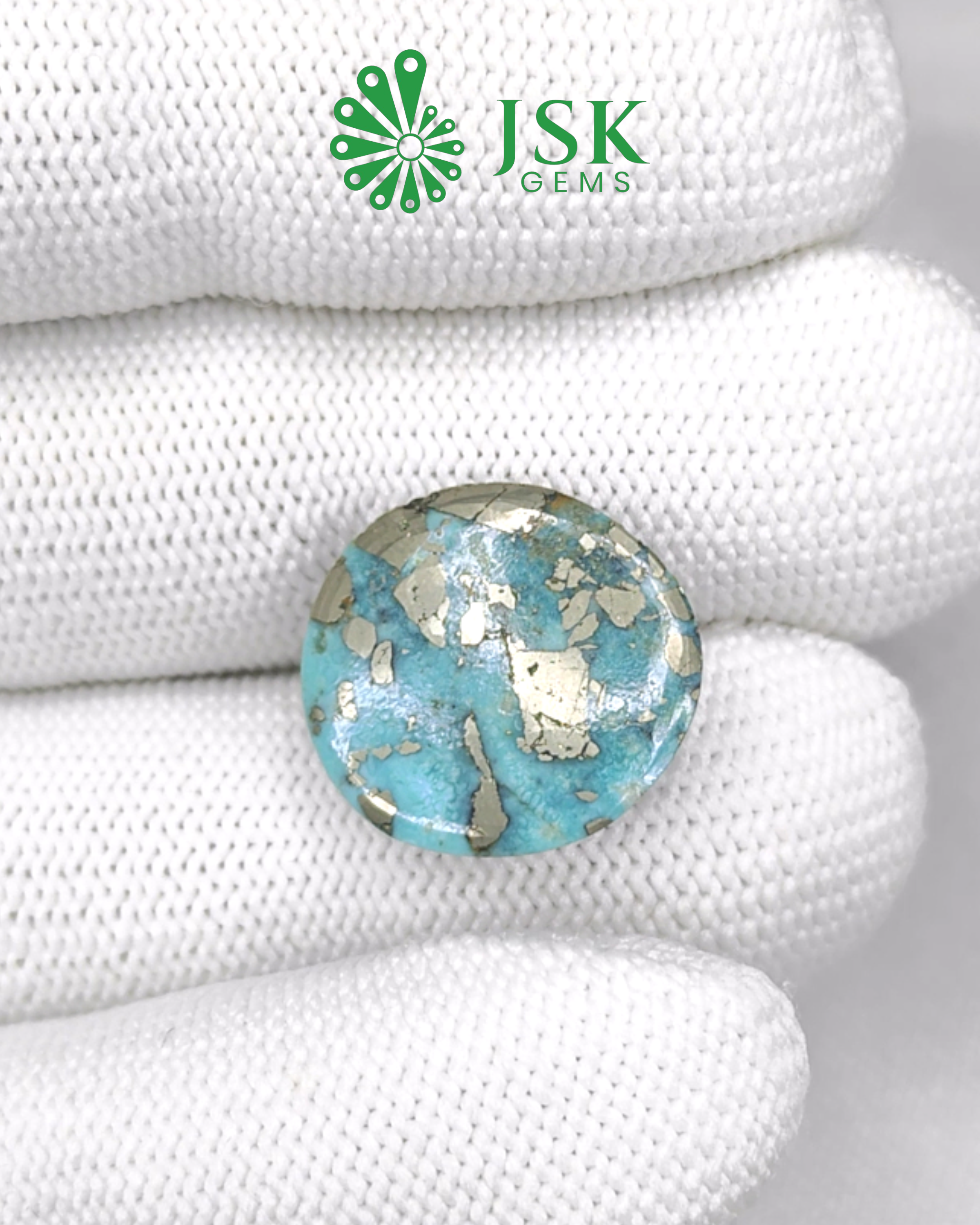 Premium Grade 16.59 Ct - 18.4 Ratti Natural Irani Feroza - Turquoise