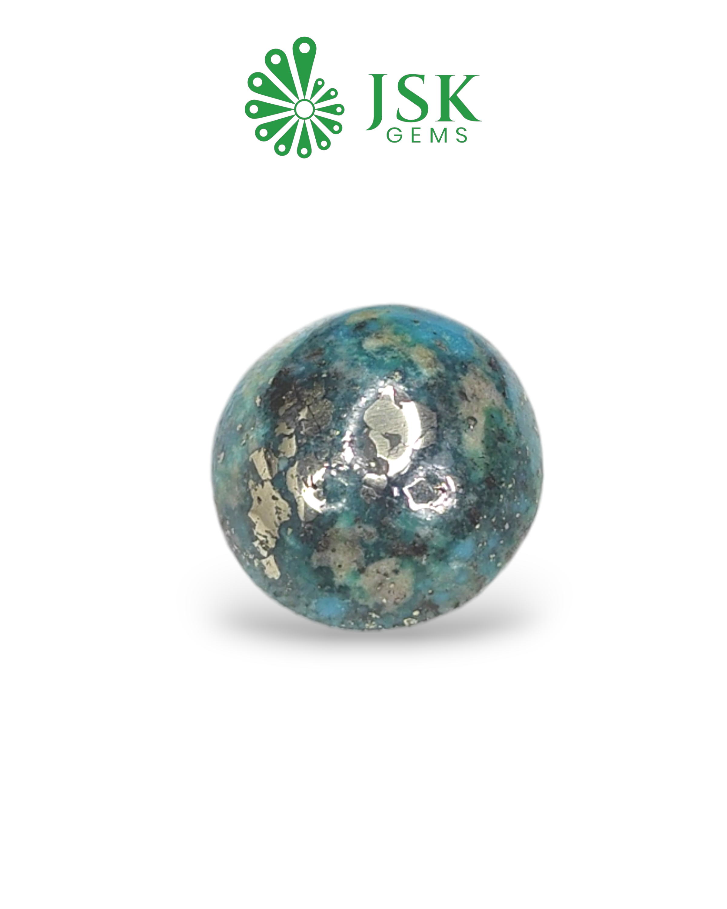 Premium Grade 17.68 Ct - 19.6 Ratti Natural Irani Feroza - Turquoise