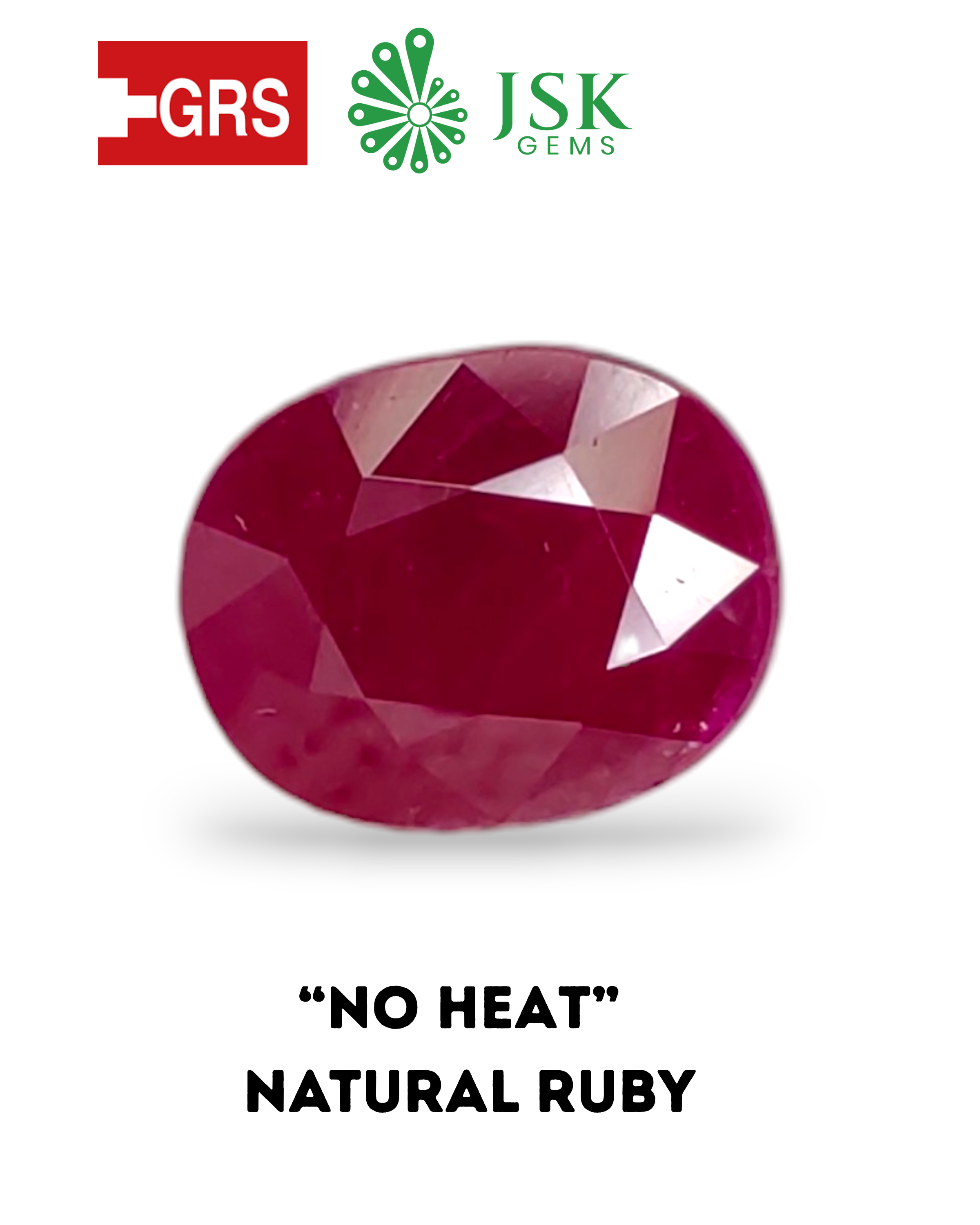 Exclusive GRS Certified 4.64 Ct Natural Unheated Untreated Ruby - Manik