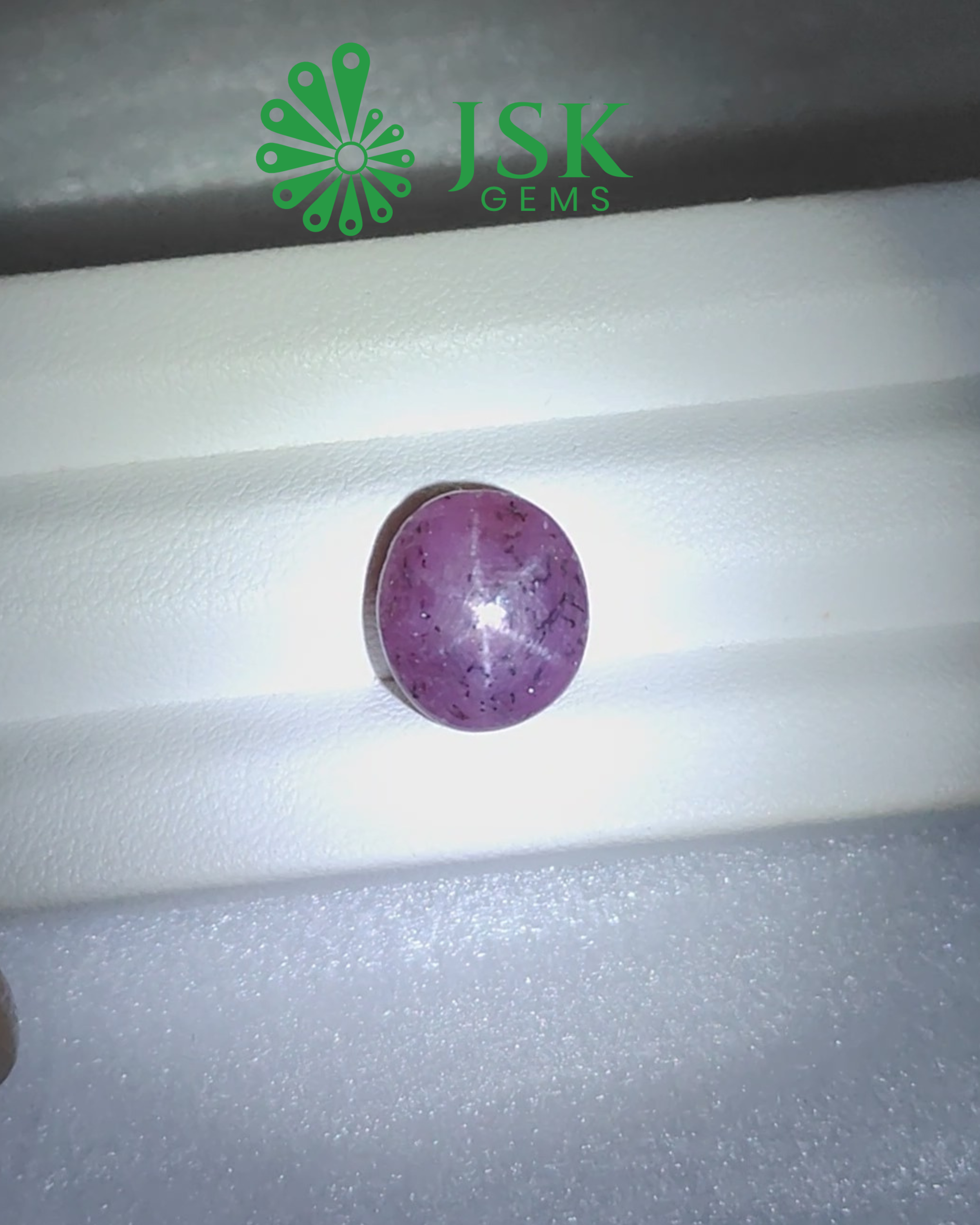 Certified 8.77 Ct - 9.74 Ratti Unheated Untreated Natural Star Ruby - Manik