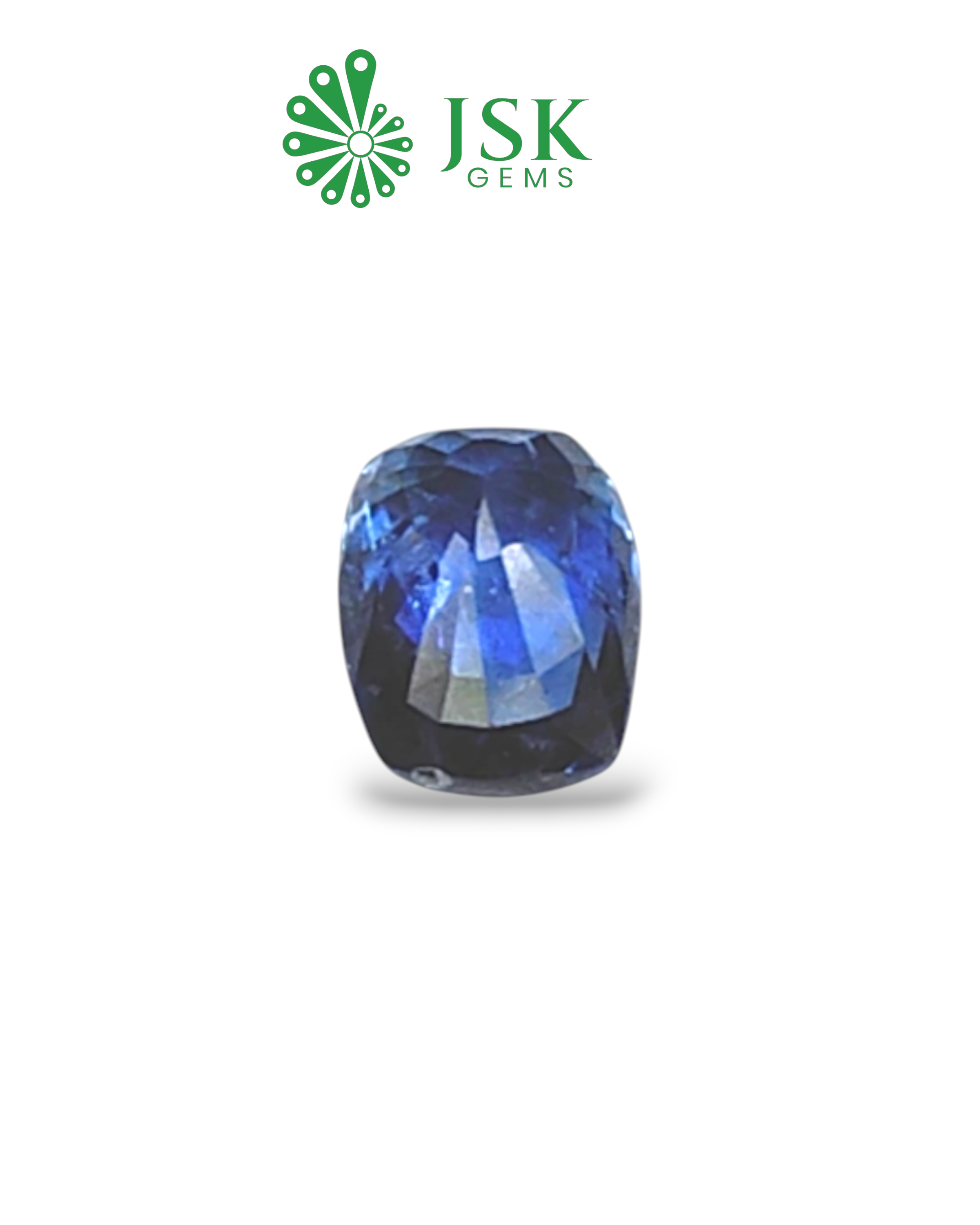 IGI CERTIFIED 4.14 CT NATURAL KASHMIR SAPPHIRE