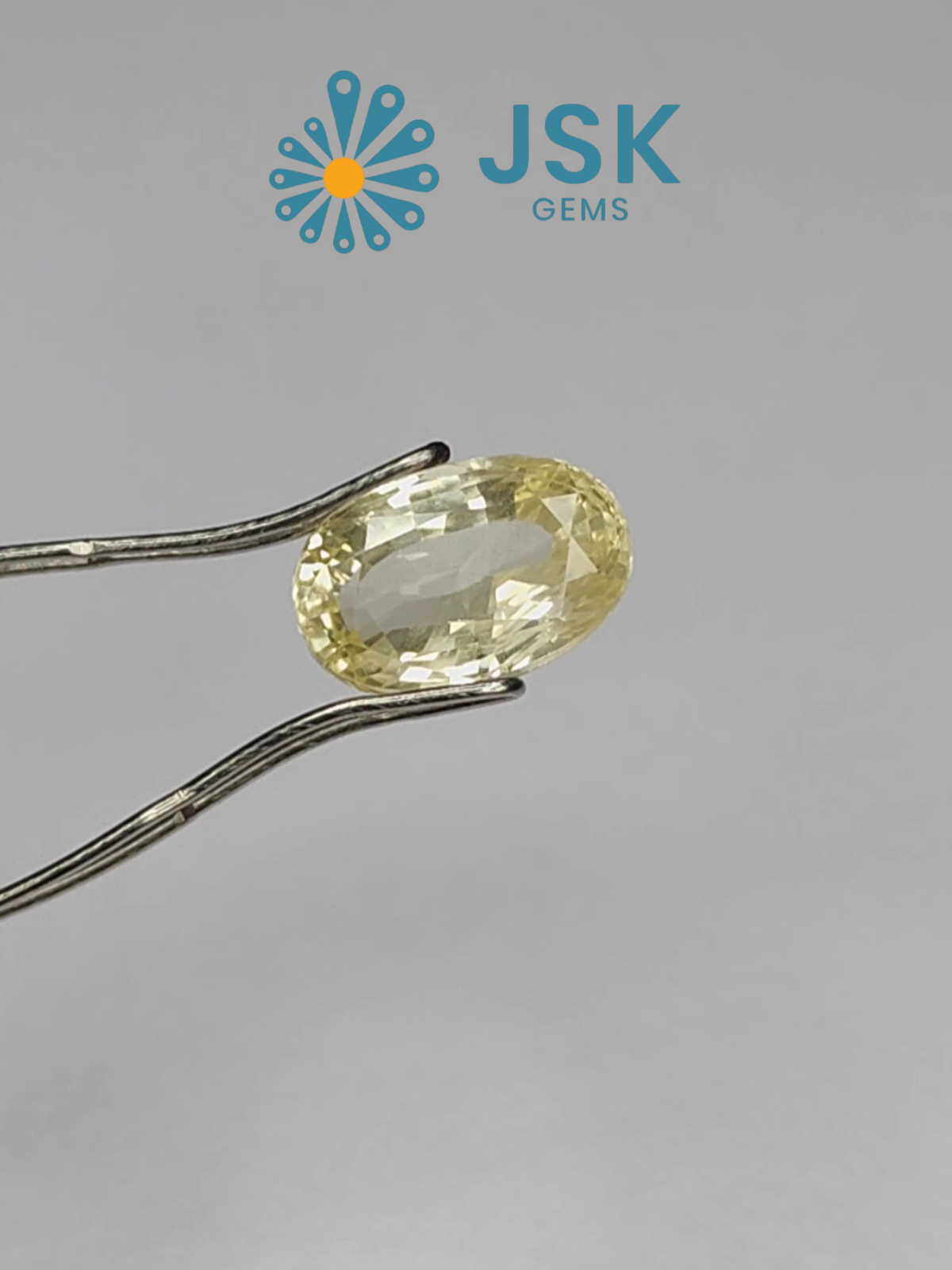 IIGJ Certified Top 4.57 Ct - 5.07 Ratti Natural Unheated Ceylon Yellow Sapphire -Pukhraj