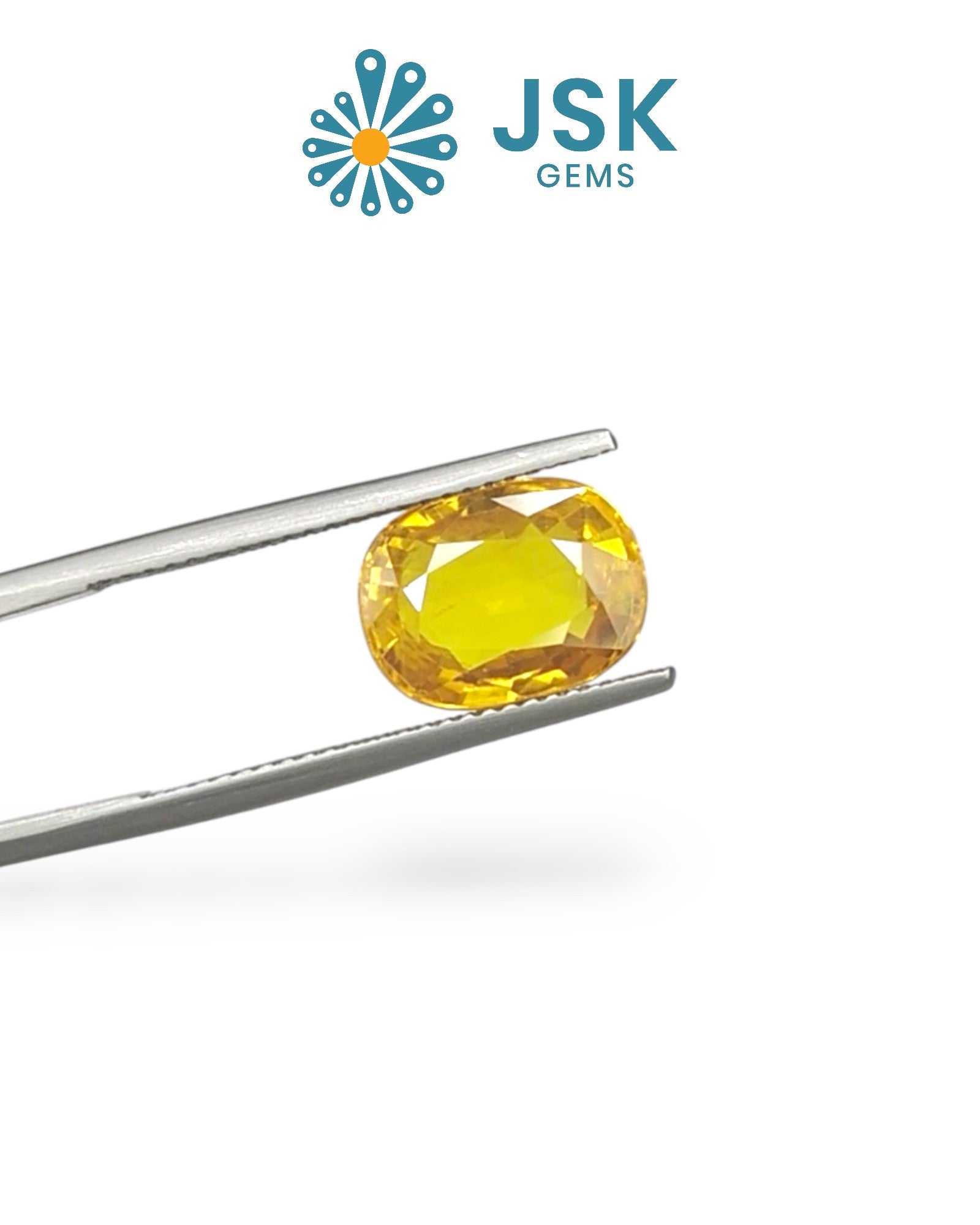 Top Grade 5.93 Ct - 6.59 Ratti Natural Bangkok Yellow Sapphire - Pukhraj