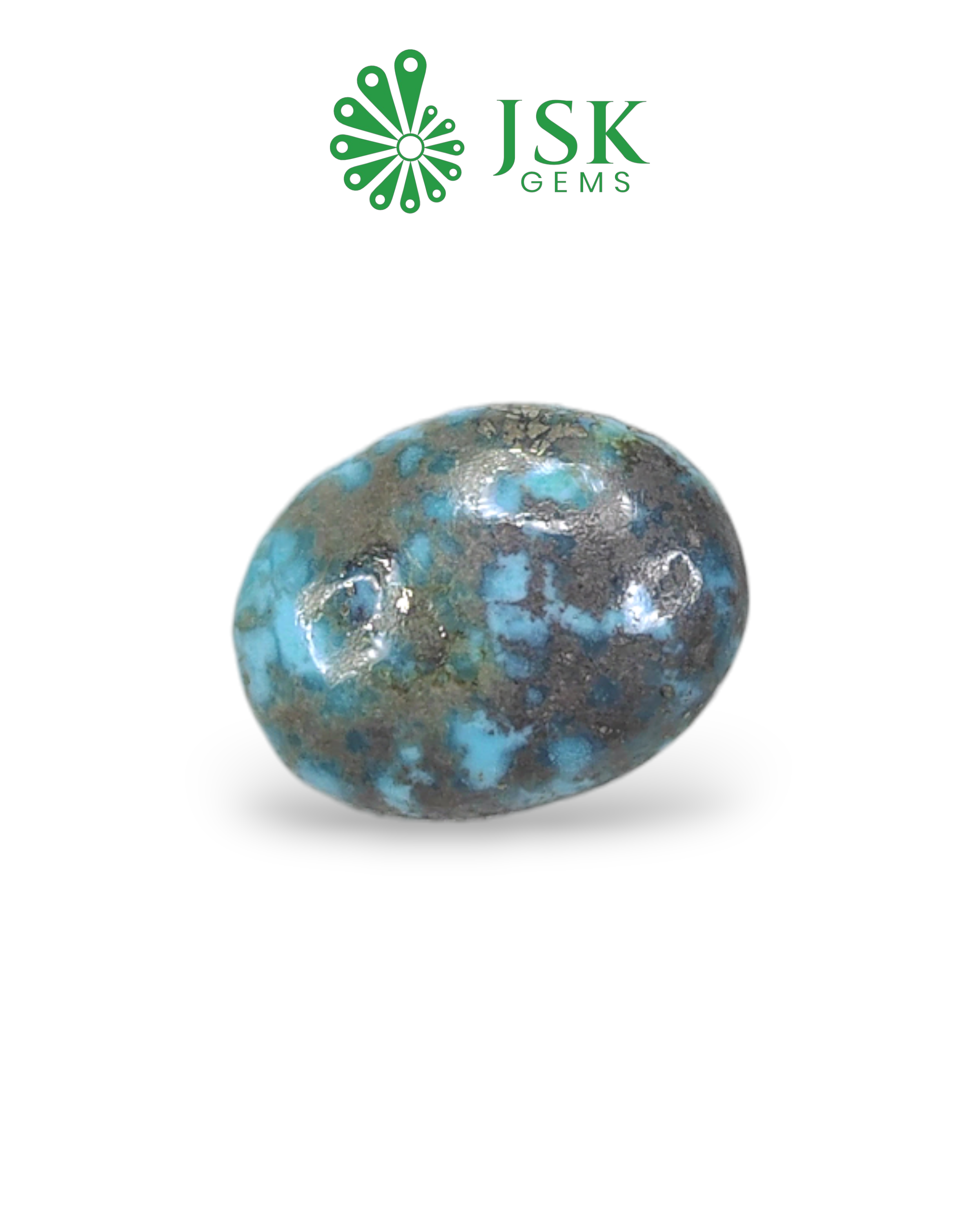 Premium Grade 6.95 Ct - 7.72 Ratti Natural Irani Feroza - Turquoise