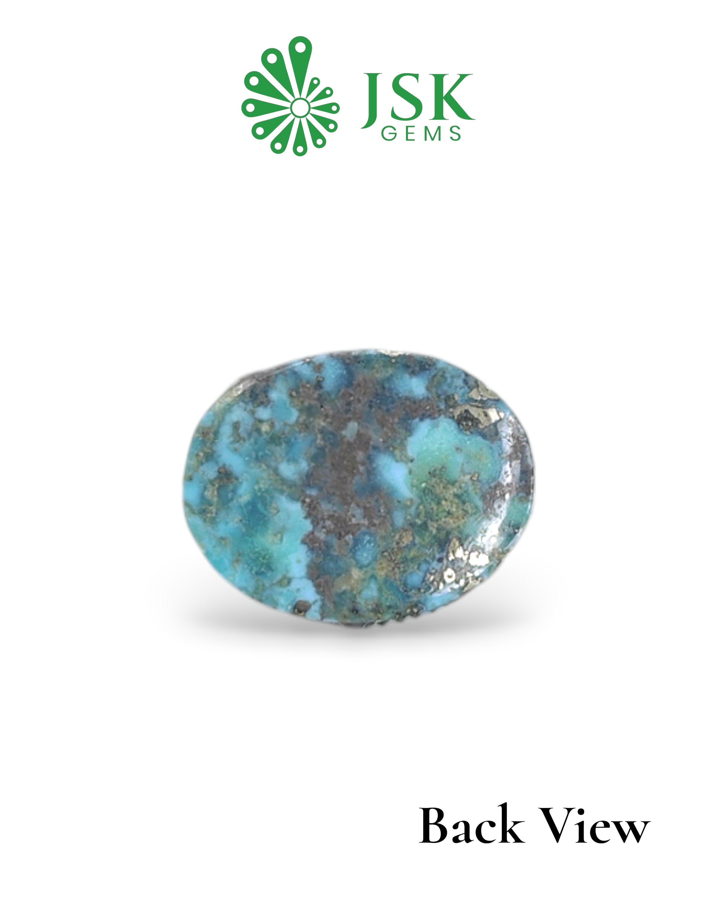 Premium Grade 6.95 Ct - 7.72 Ratti Natural Irani Feroza - Turquoise