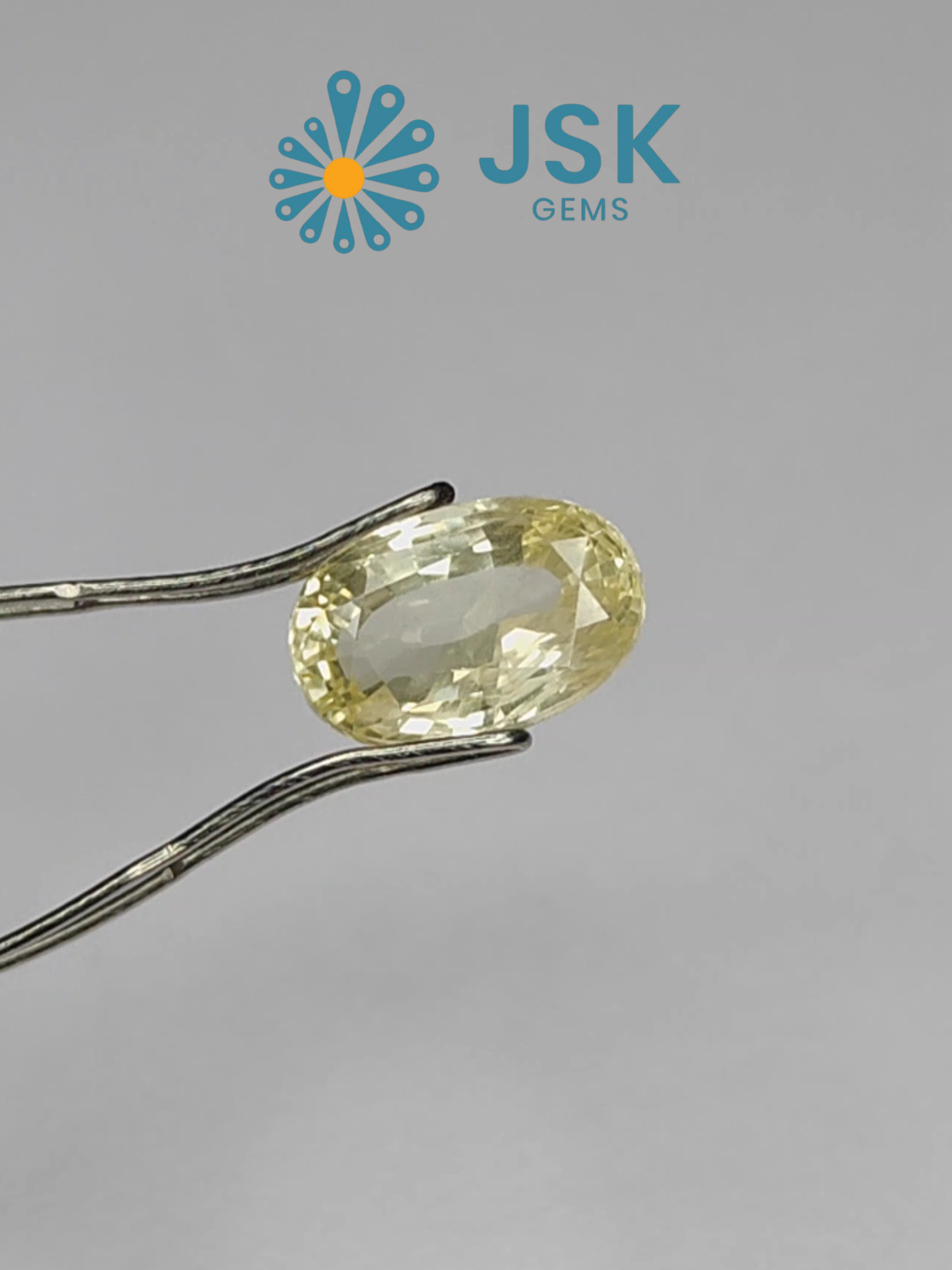 IIGJ Certified Top 4.57 Ct - 5.07 Ratti Natural Unheated Ceylon Yellow Sapphire -Pukhraj