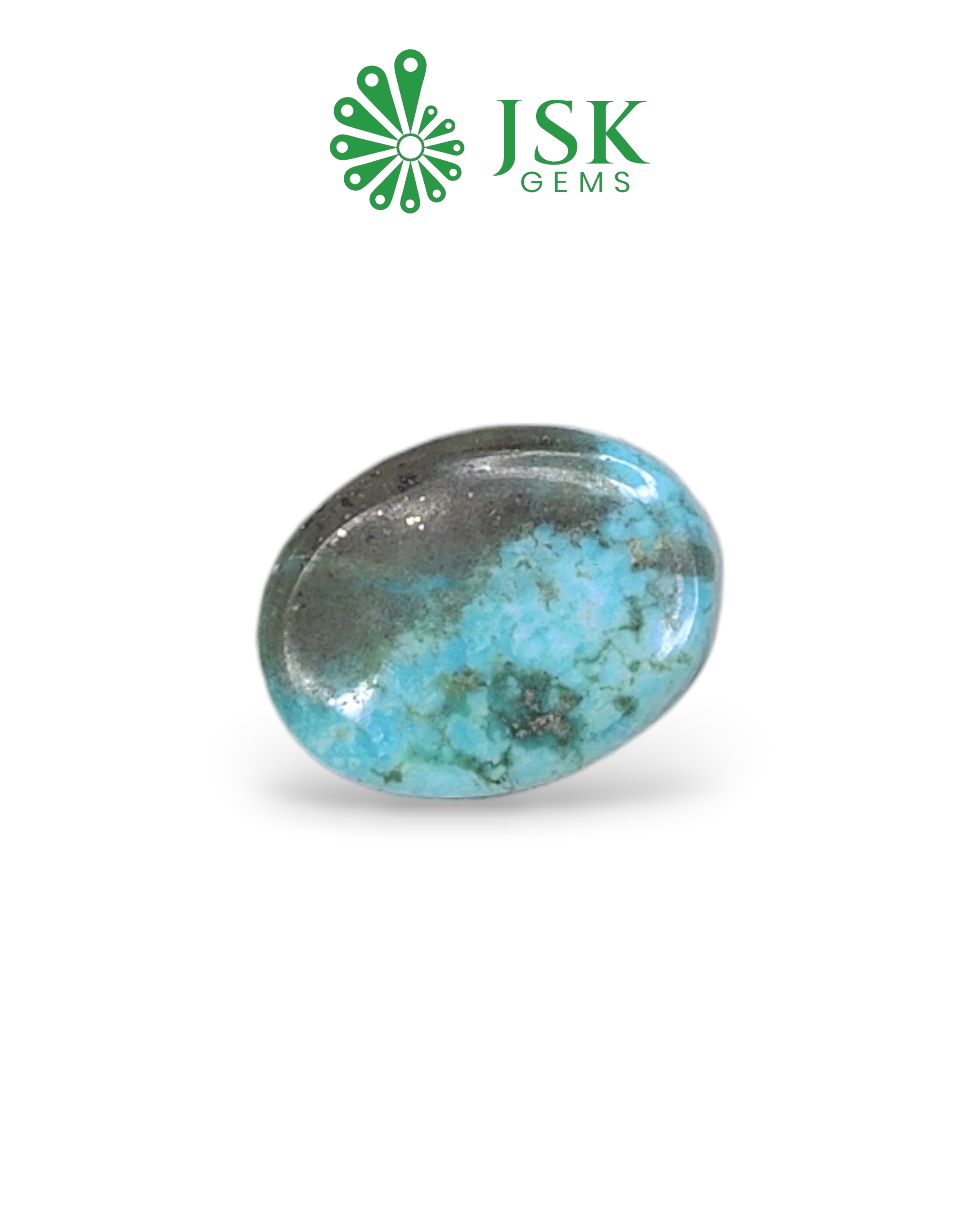 Premium Grade 8.42 Ct - 9.35 Ratti Natural Irani Feroza - Turquoise