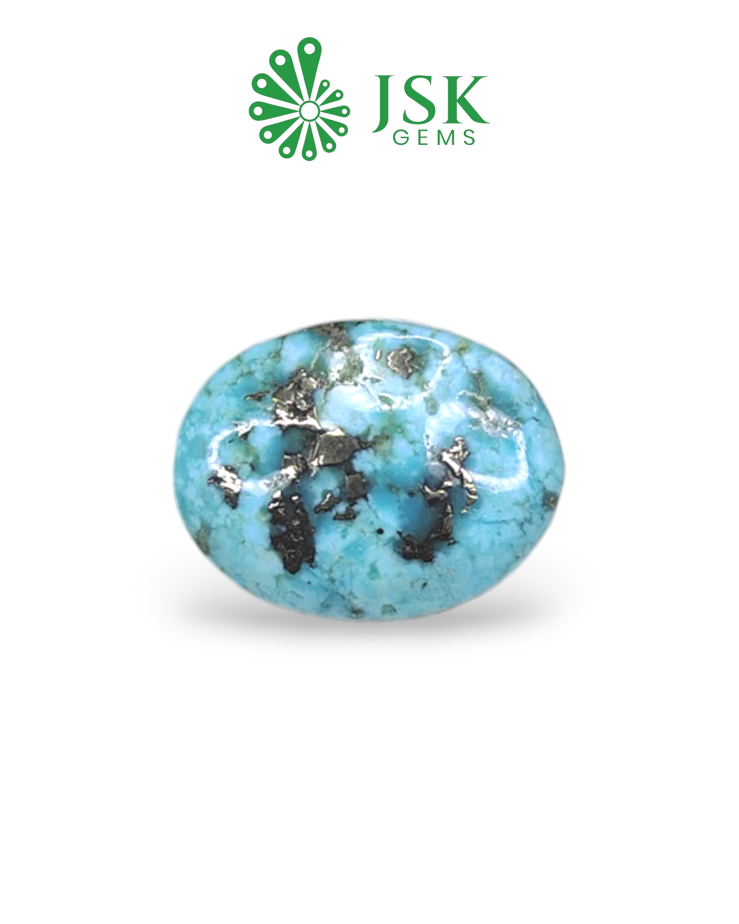 Premium Grade 8.42 Ct - 9.35 Ratti Natural Irani Feroza - Turquoise