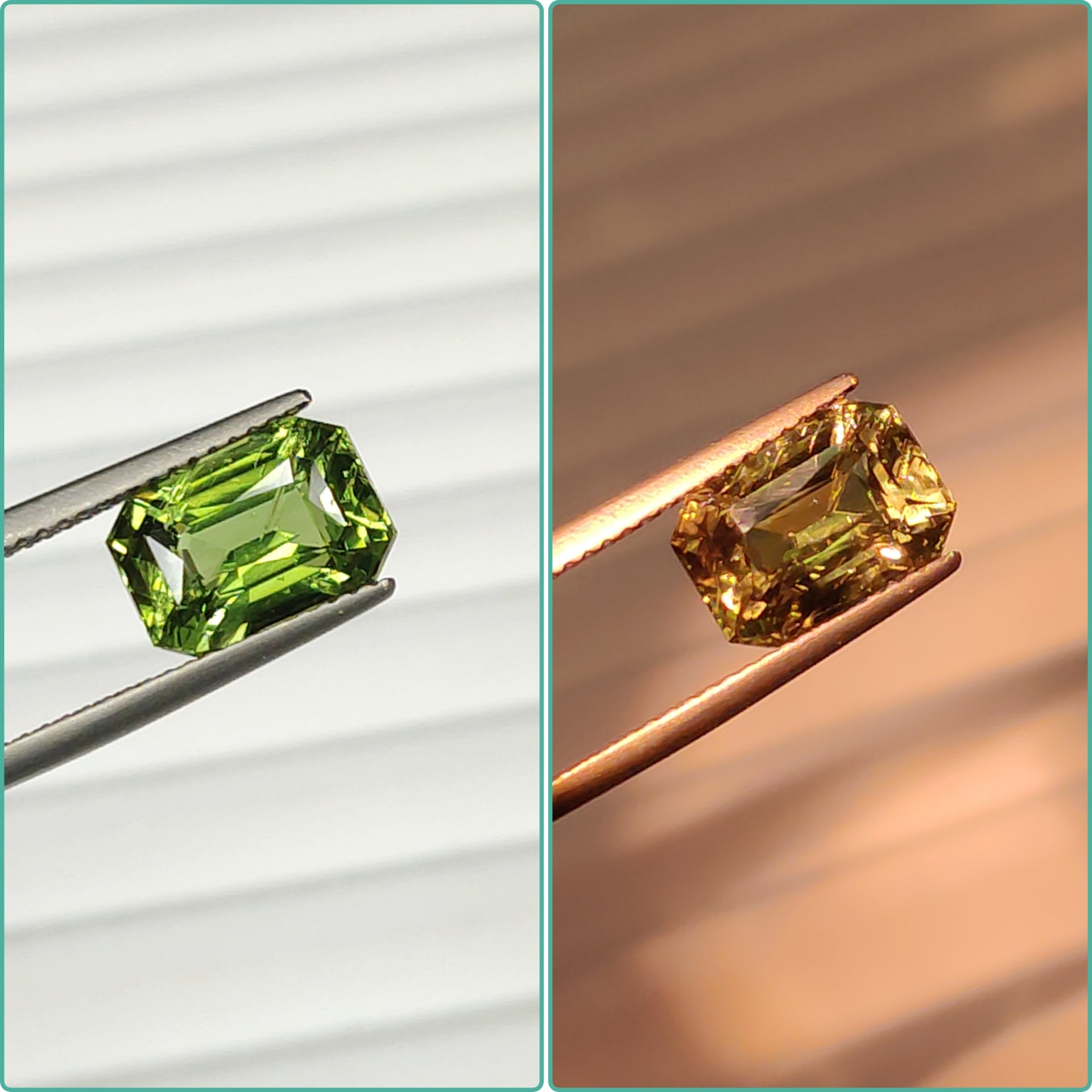 GSI Certified 3.53 Ct - 3.92 Ratti Natural Alexandrite.