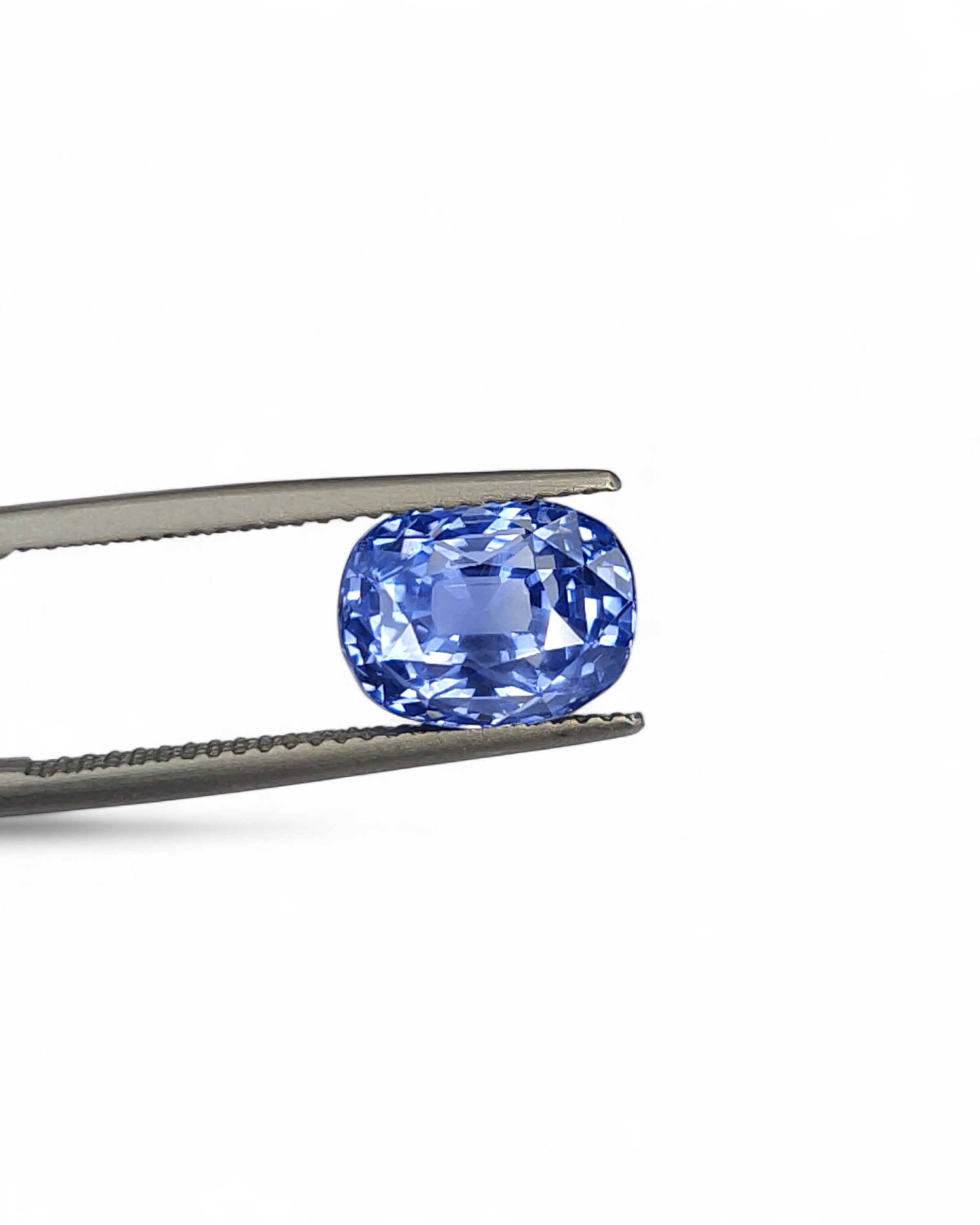 IGI Certified 5.58 Ct - 6.20 Ratti Natural Unheated Burma Blue Sapphire - Neelam