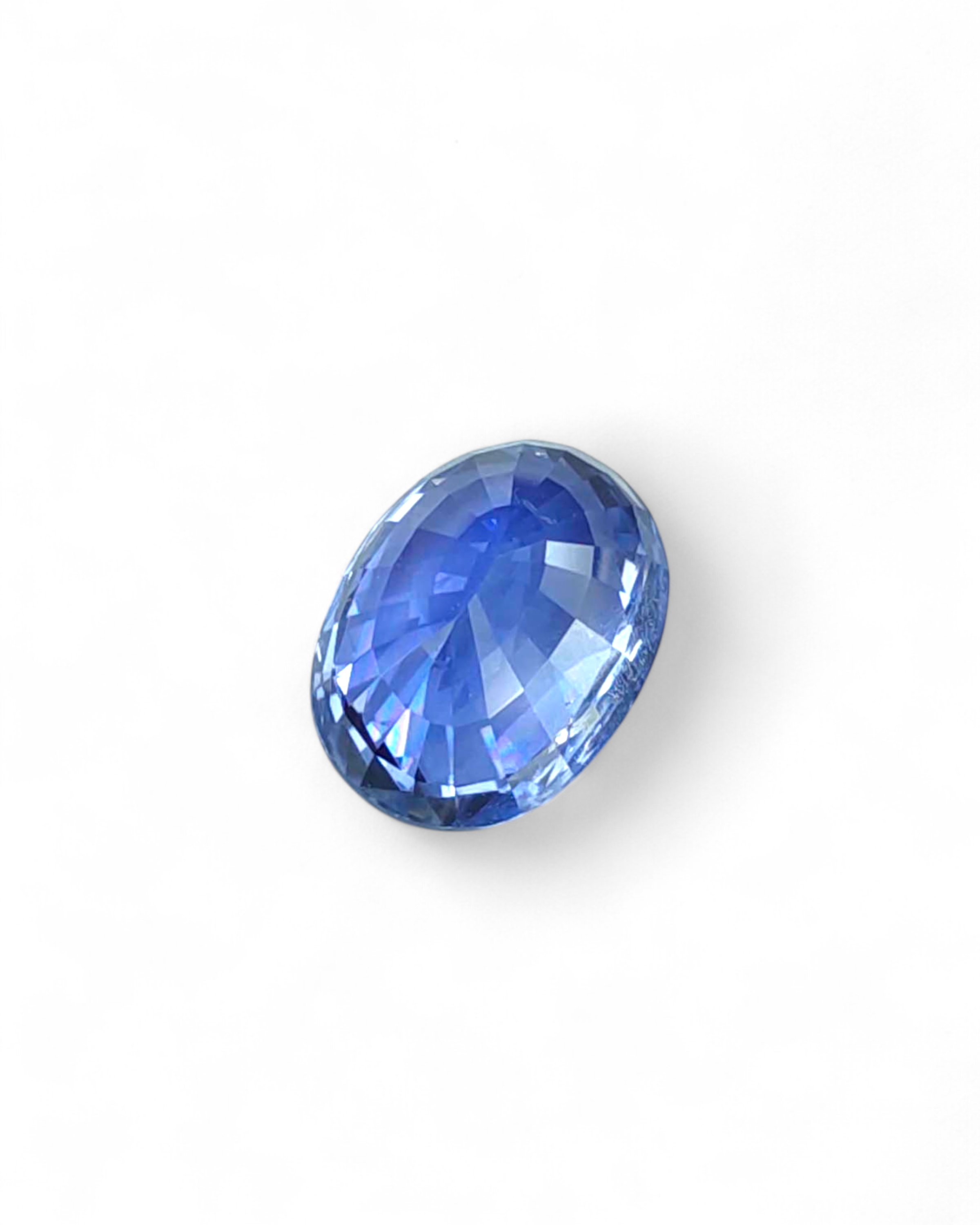 EGL Certified 5.54 Ct - 6.15 Ratti Natural Unheated Ceylon Blue Sapphire - Neelam