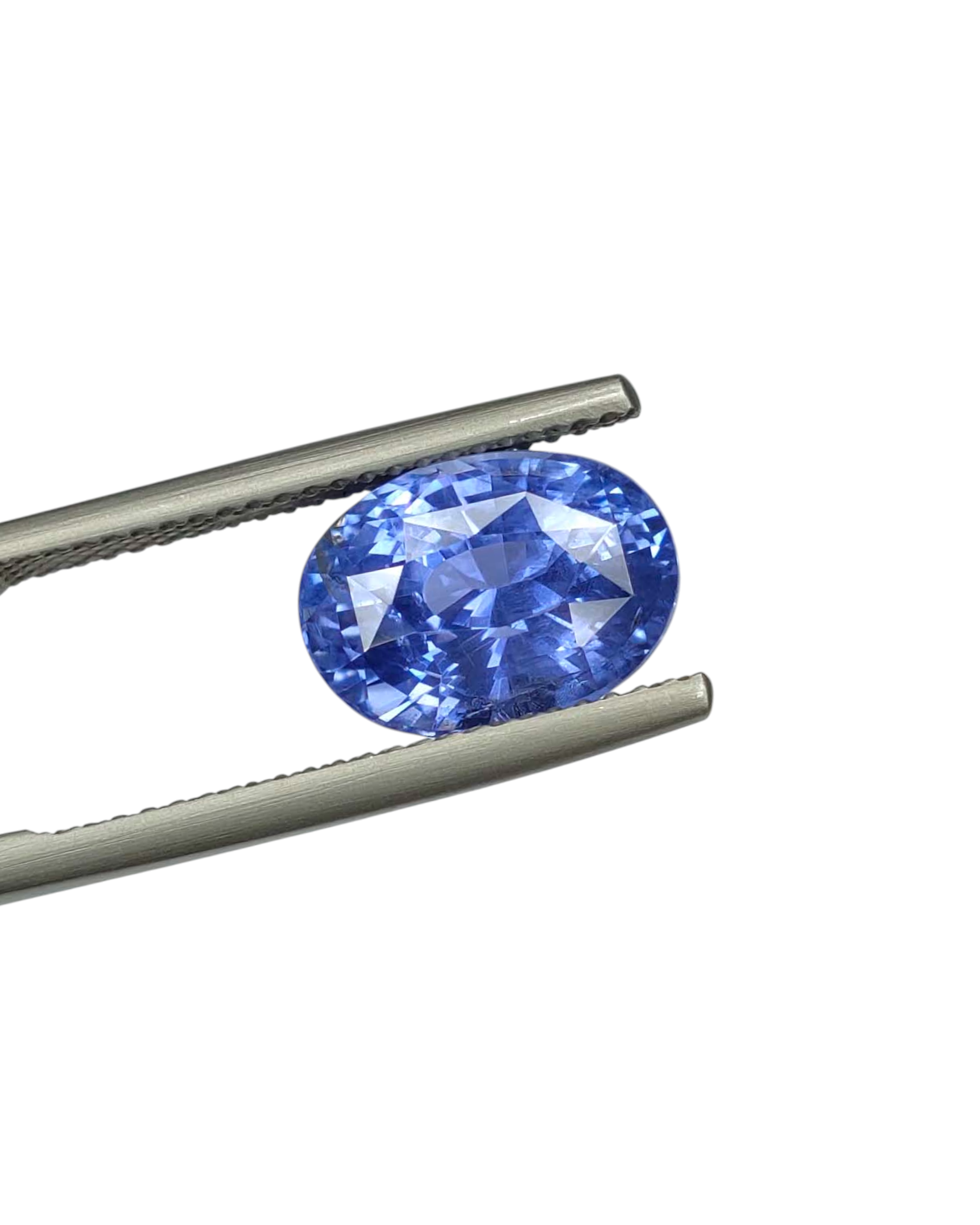 EGL Certified 5.54 Ct - 6.15 Ratti Natural Unheated Ceylon Blue Sapphire - Neelam