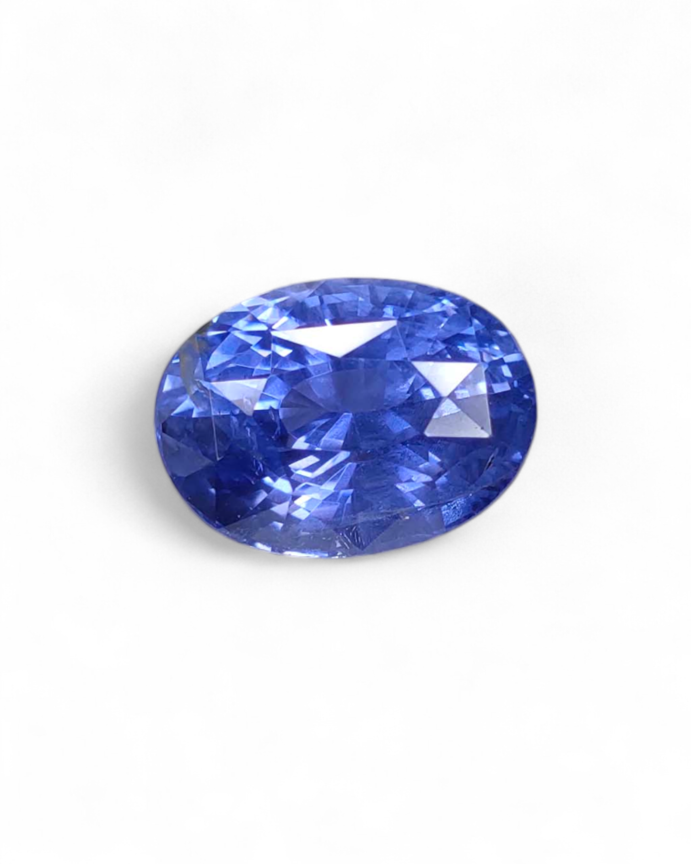 EGL Certified 5.54 Ct - 6.15 Ratti Natural Unheated Ceylon Blue Sapphire - Neelam