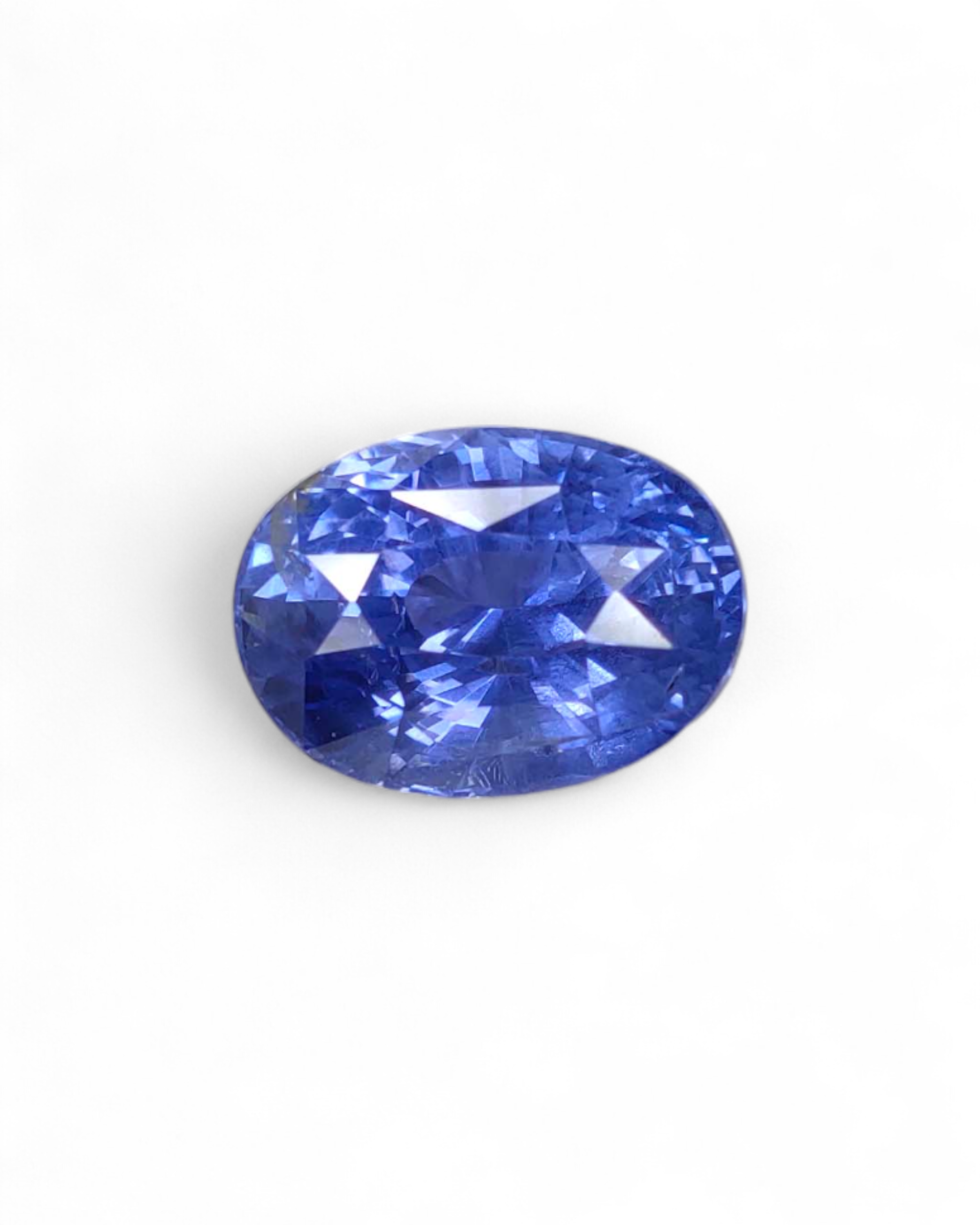EGL Certified 5.54 Ct - 6.15 Ratti Natural Unheated Ceylon Blue Sapphire - Neelam