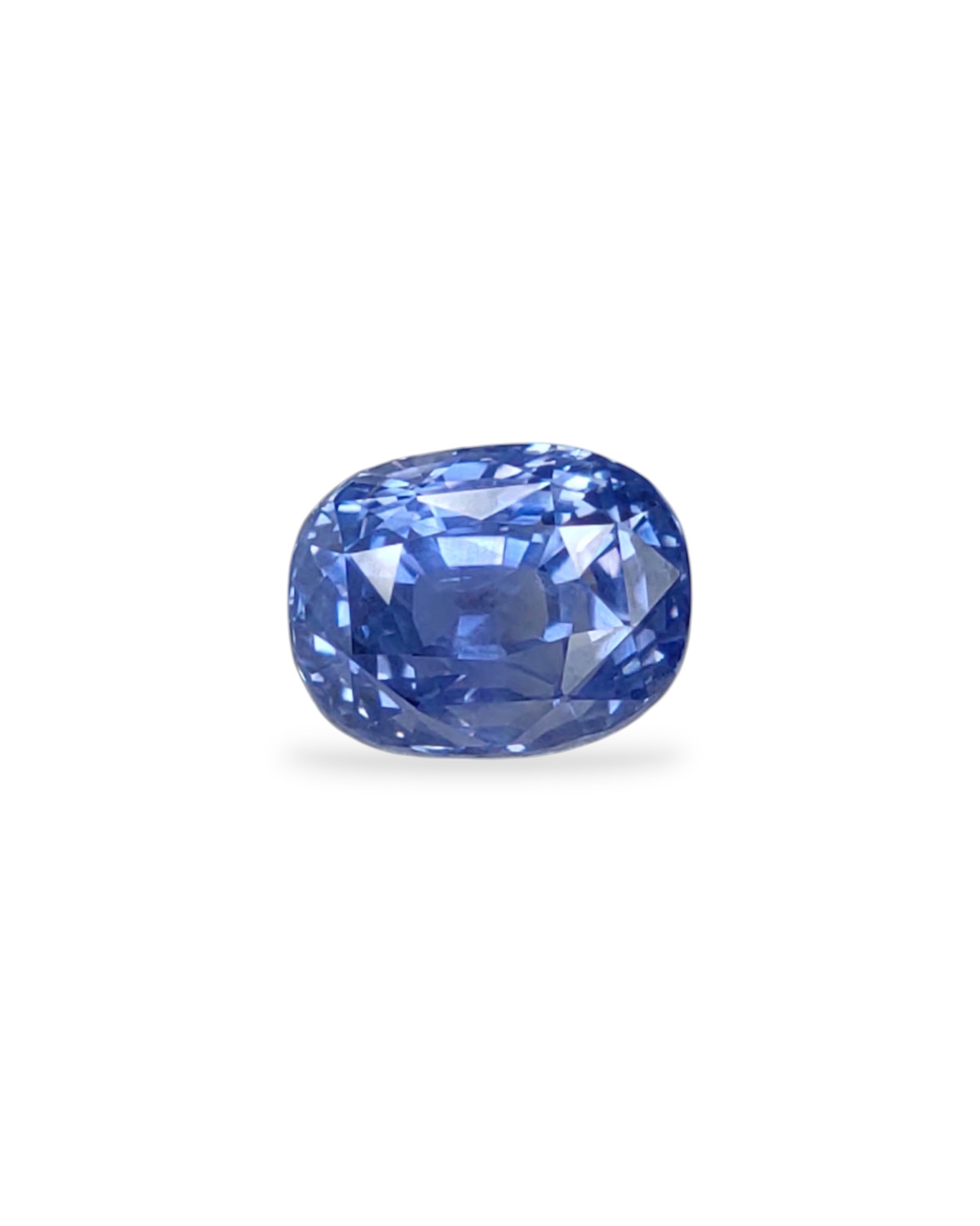 IGI Certified 5.58 Ct - 6.20 Ratti Natural Unheated Burma Blue Sapphire - Neelam
