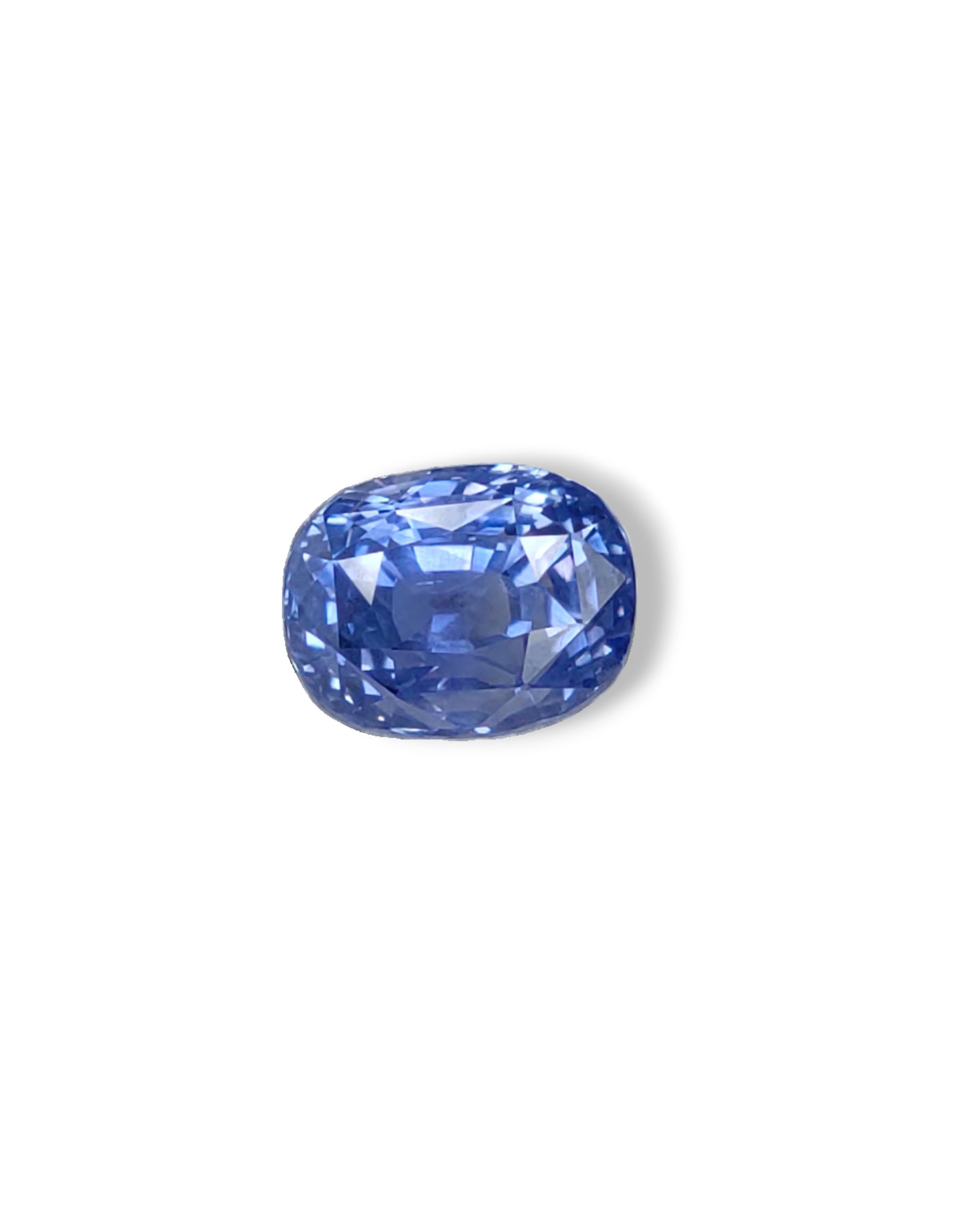 IGI Certified 5.58 Ct - 6.20 Ratti Natural Unheated Burma Blue Sapphire - Neelam