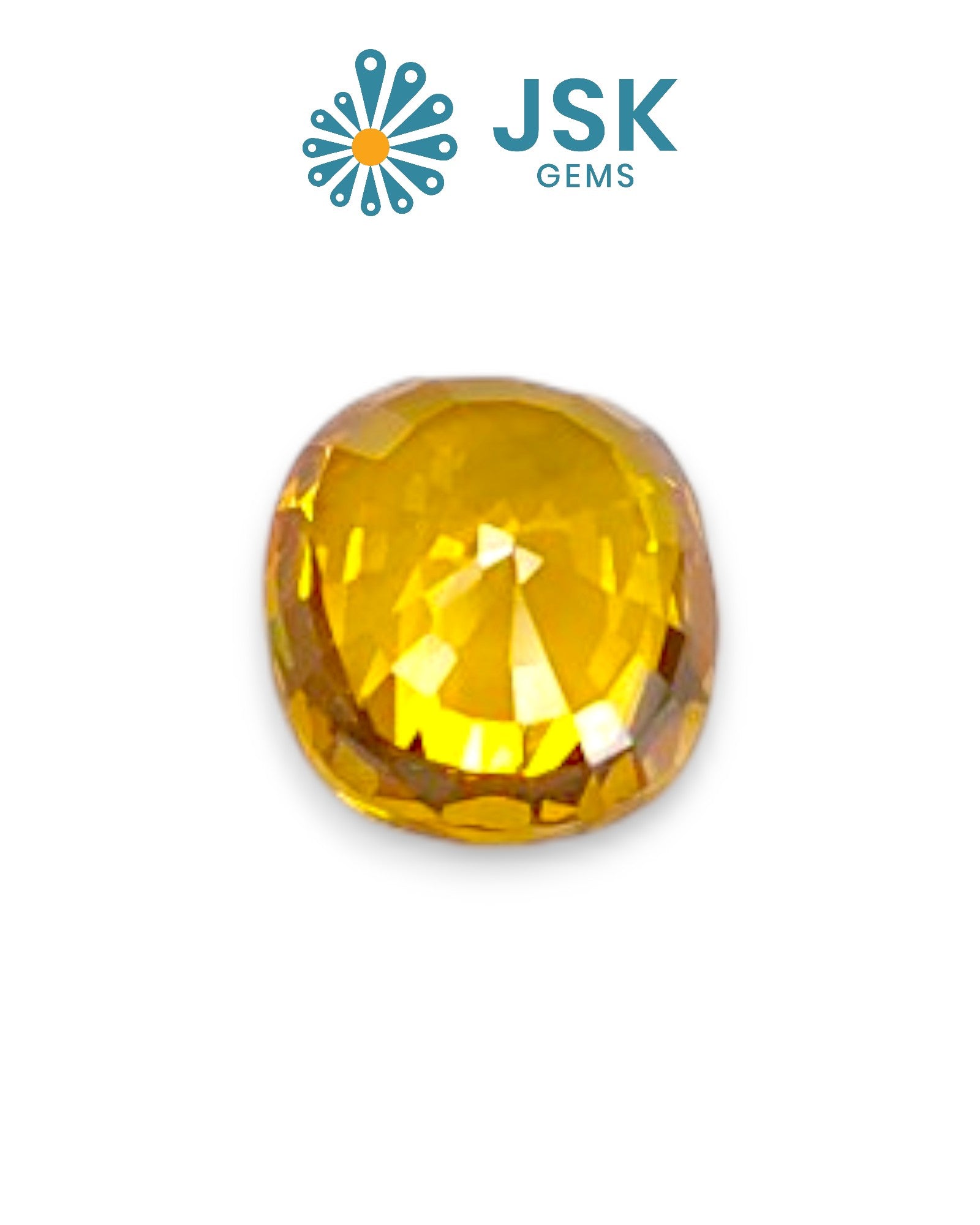 Top Grade 4.80 Ct - 5.33 Ratti Natural Bangkok Yellow Sapphire - Pukhraj