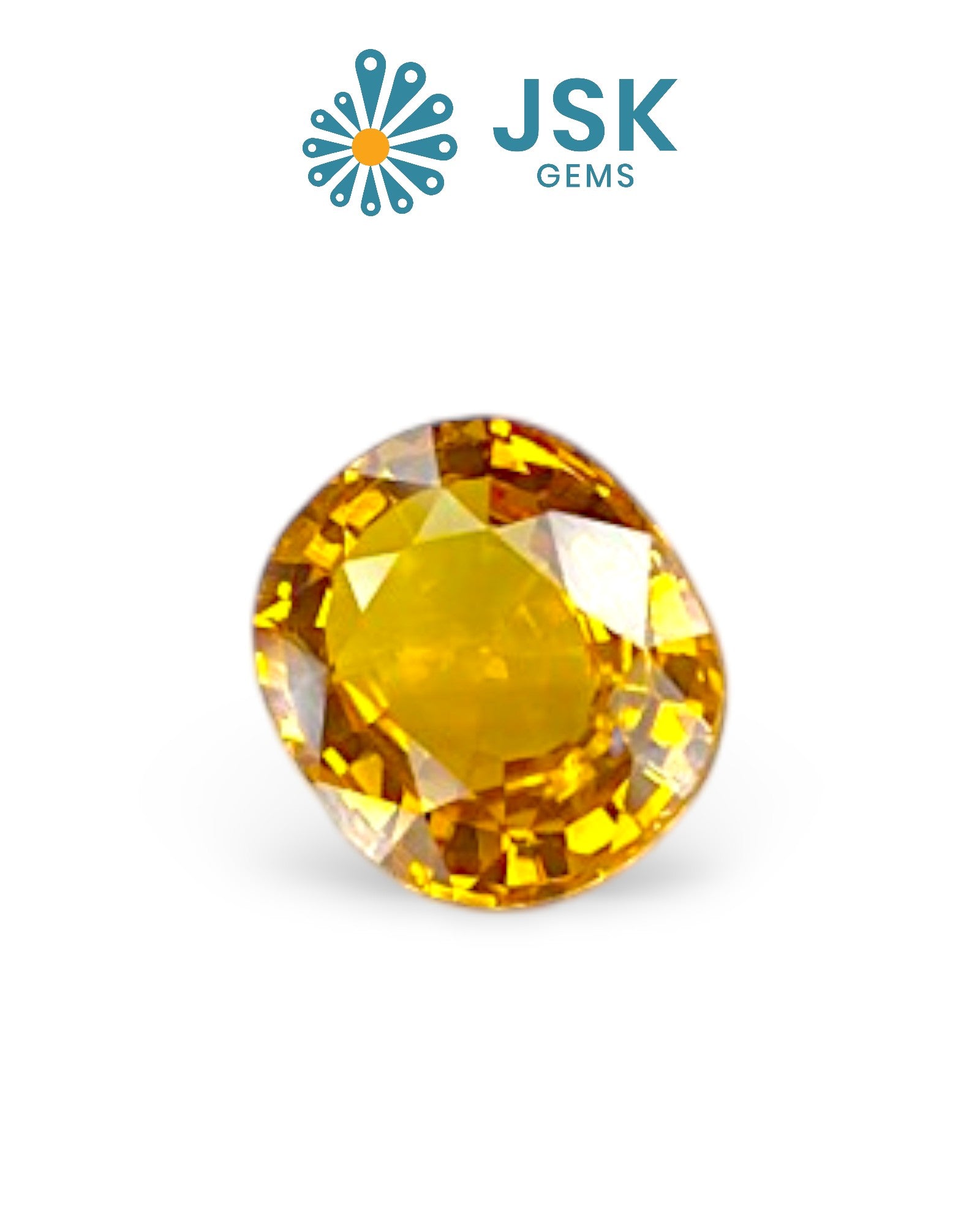 Top Grade 4.80 Ct - 5.33 Ratti Natural Bangkok Yellow Sapphire - Pukhraj