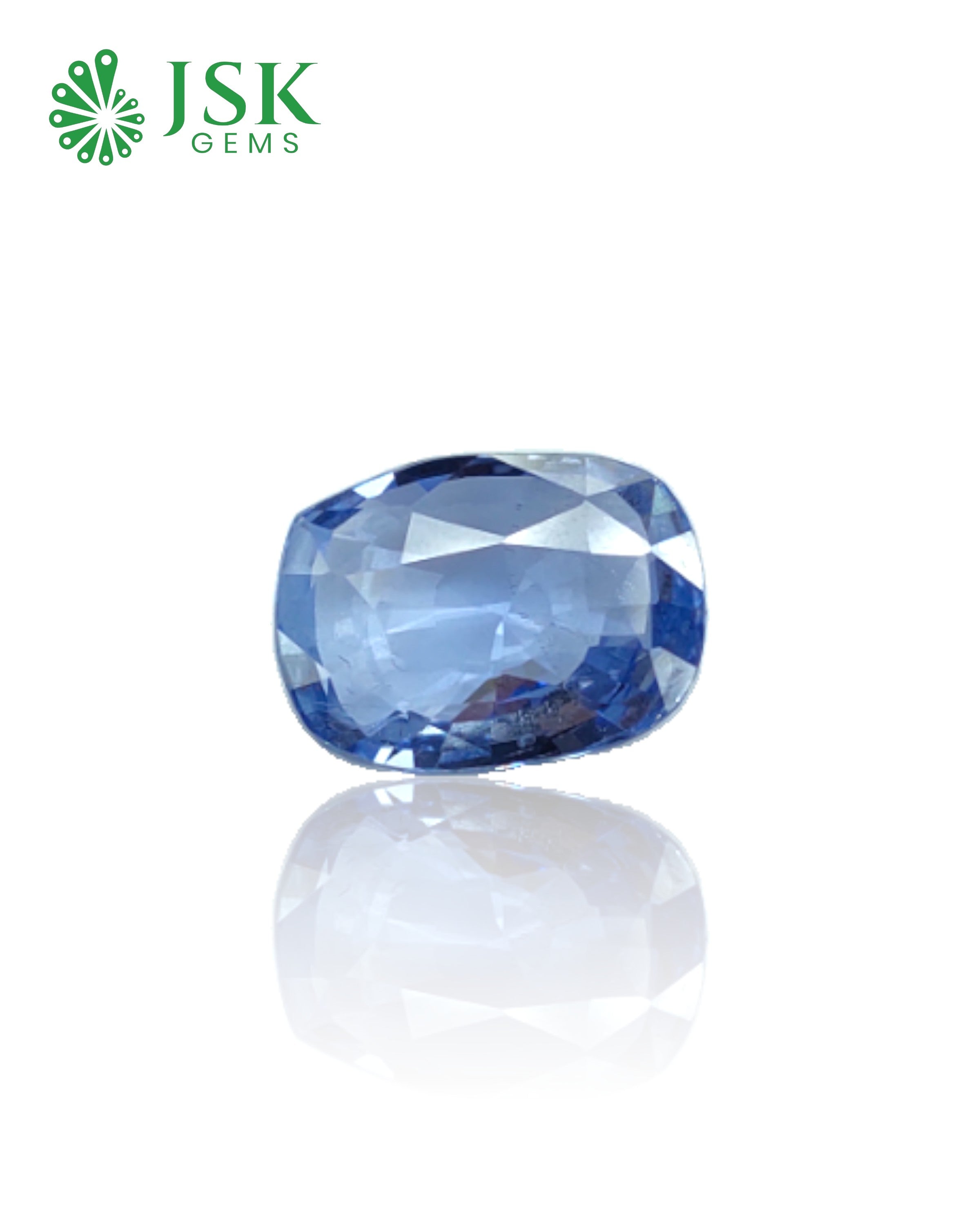 IGI Certified 7.17 Ct - 7.96 Ratti Natural Unheated Ceylon Blue Sapphire - Neelam