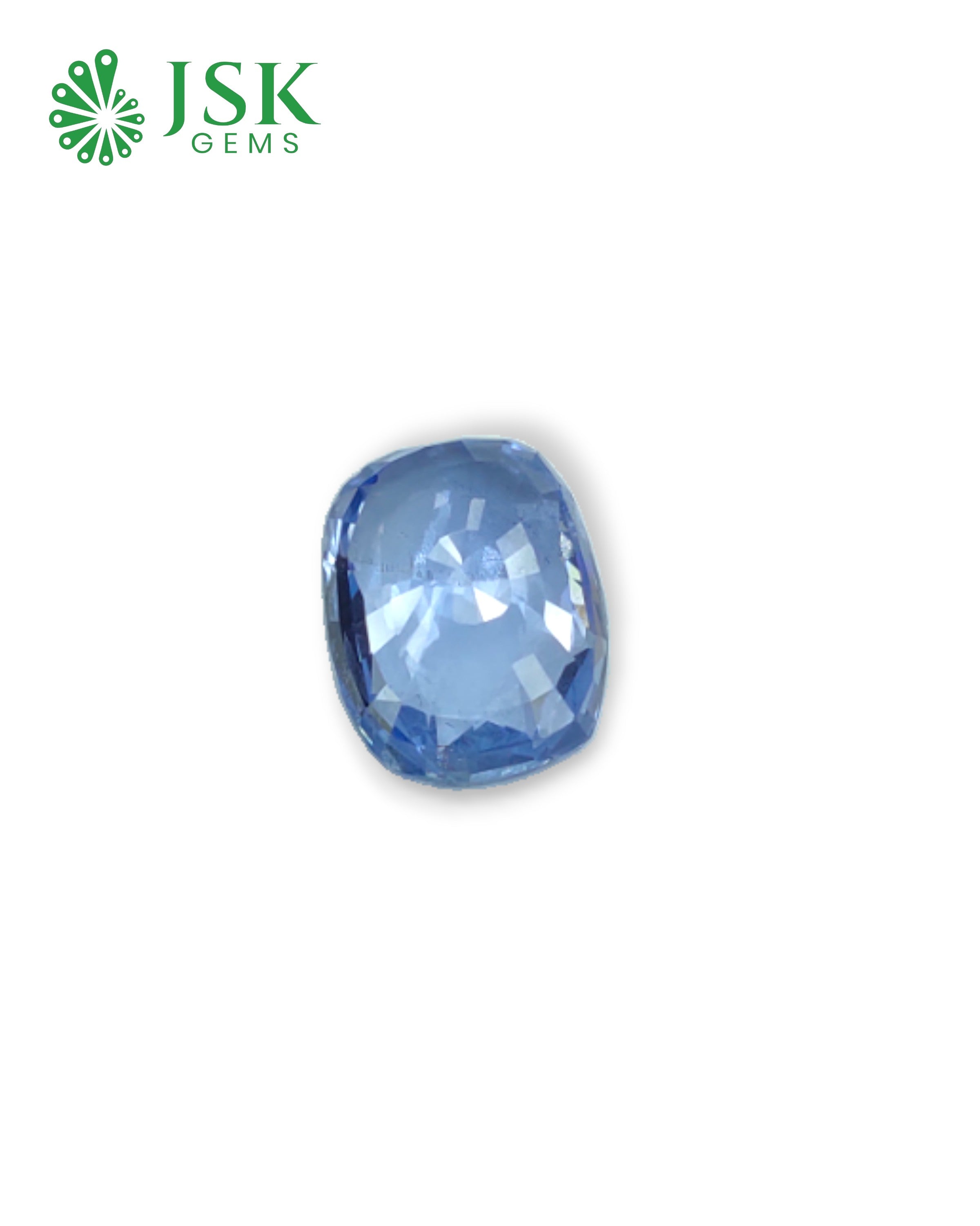IGI Certified 7.17 Ct - 7.96 Ratti Natural Unheated Ceylon Blue Sapphire - Neelam