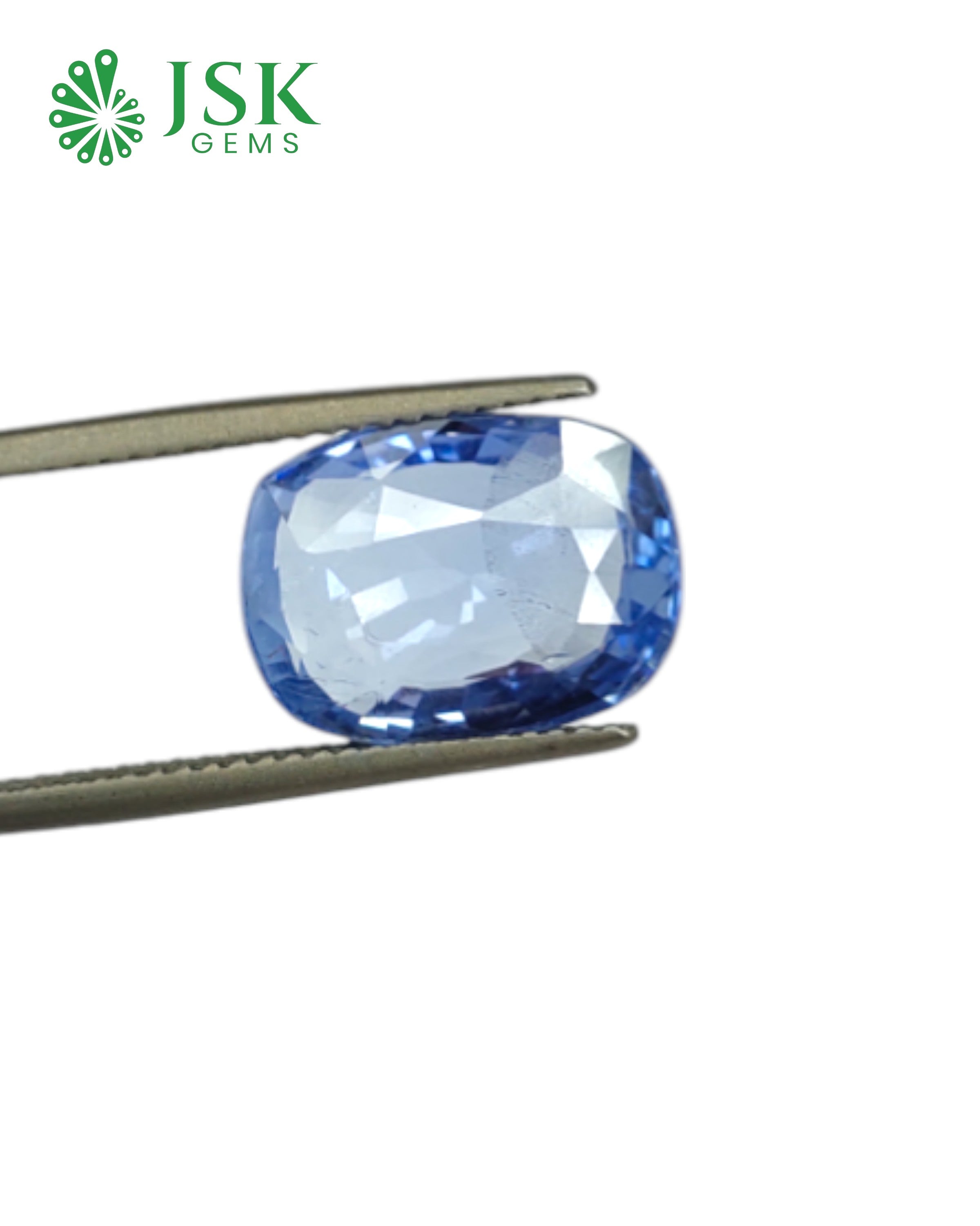 IGI Certified 7.17 Ct - 7.96 Ratti Natural Unheated Ceylon Blue Sapphire - Neelam