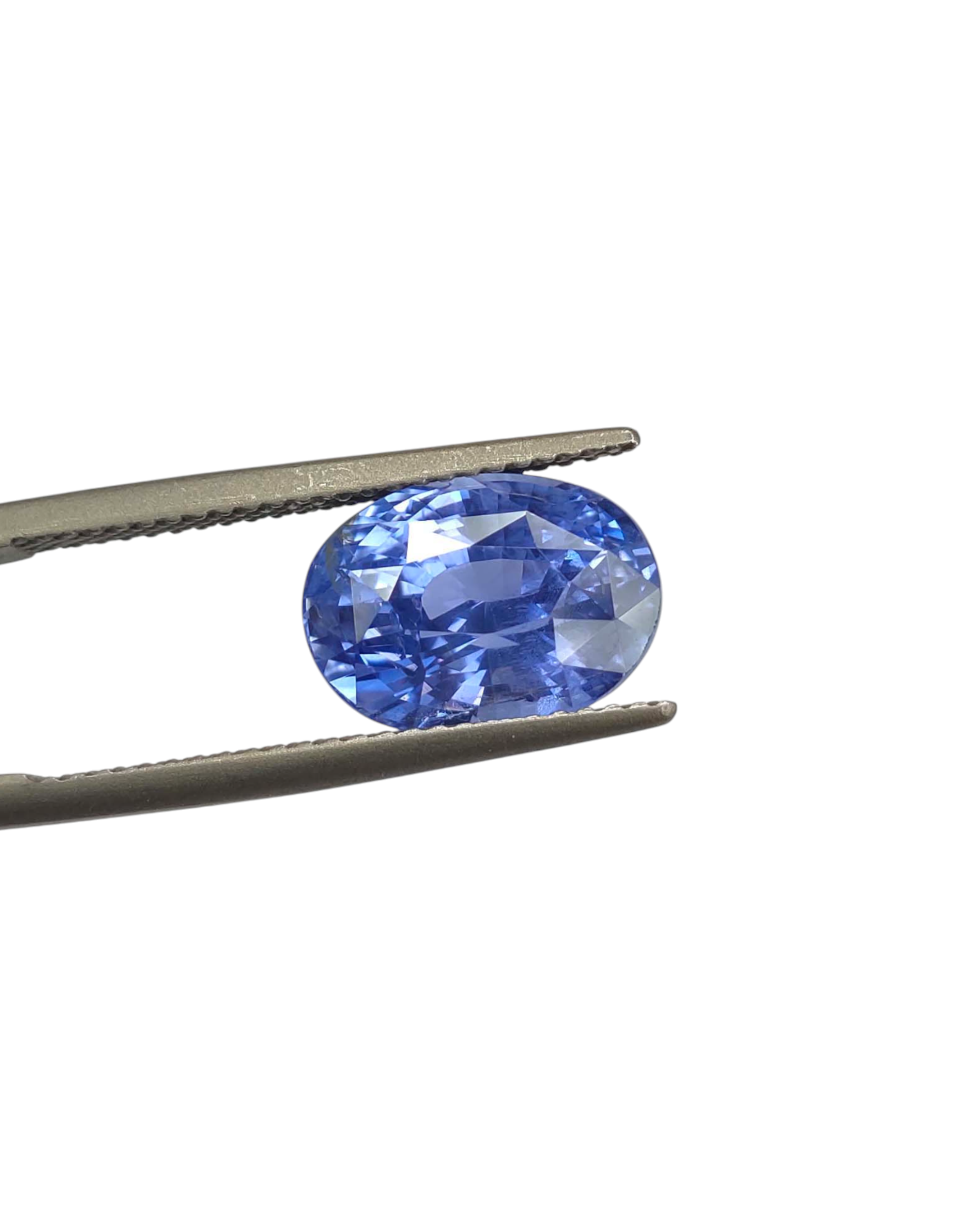 EGL Certified 5.54 Ct - 6.15 Ratti Natural Unheated Ceylon Blue Sapphire - Neelam