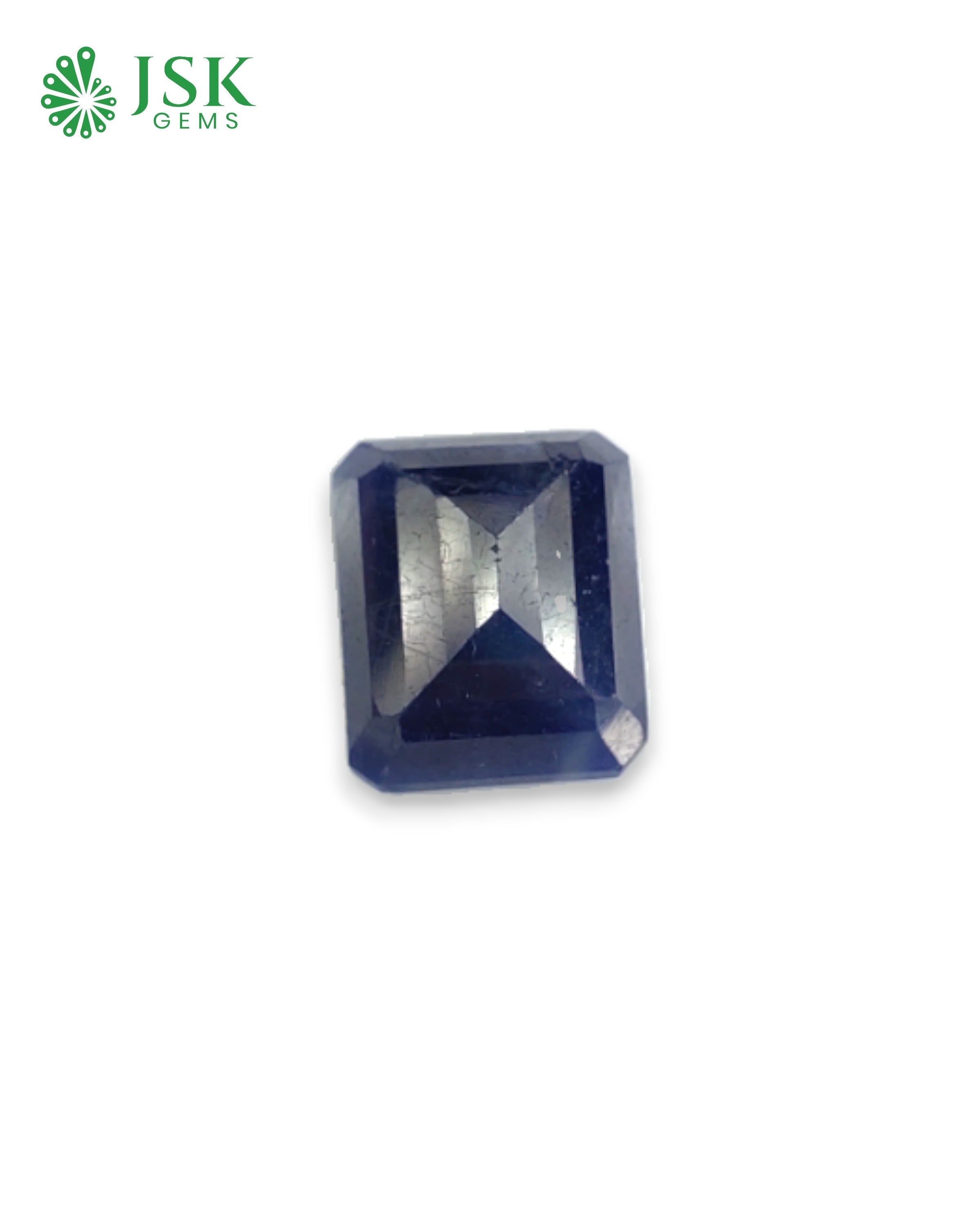 GTL Certified 7.67 Ct - 8.52 Ratti Natural Unheated Blue Sapphire-Neelam