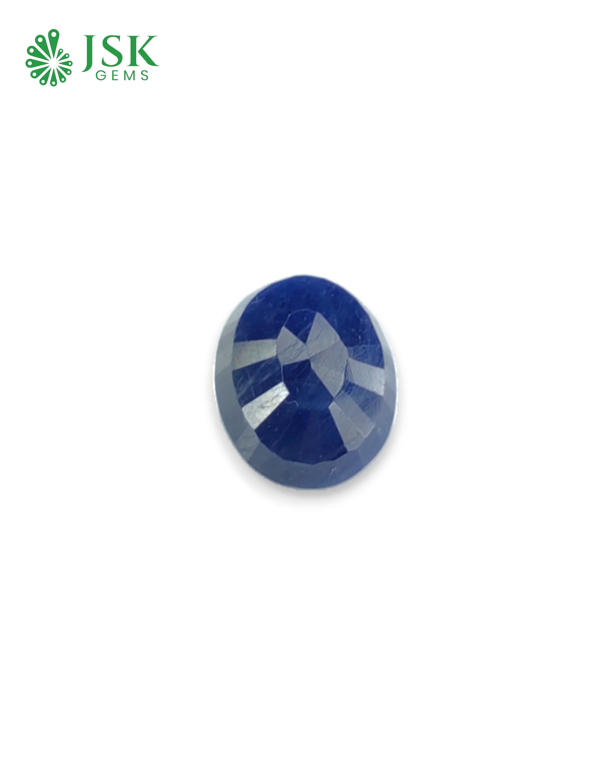 IIGJ Certified 4.70 Ct - 5.22 Ratti Natural Unheated Blue Sapphire-Neelam