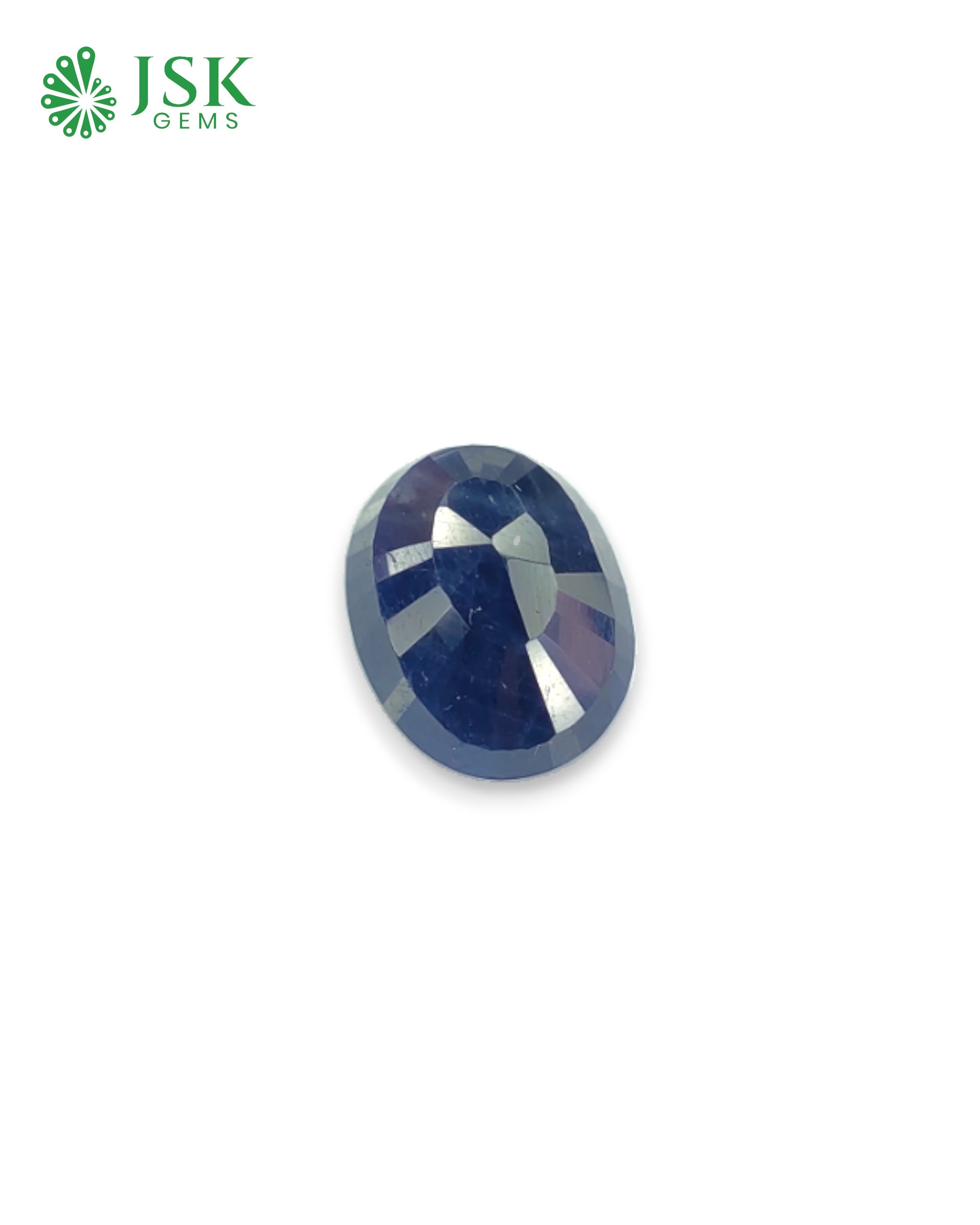 IIGJ Certified 6.83 Ct - 7.58 Ratti Natural Unheated Blue Sapphire-Neelam