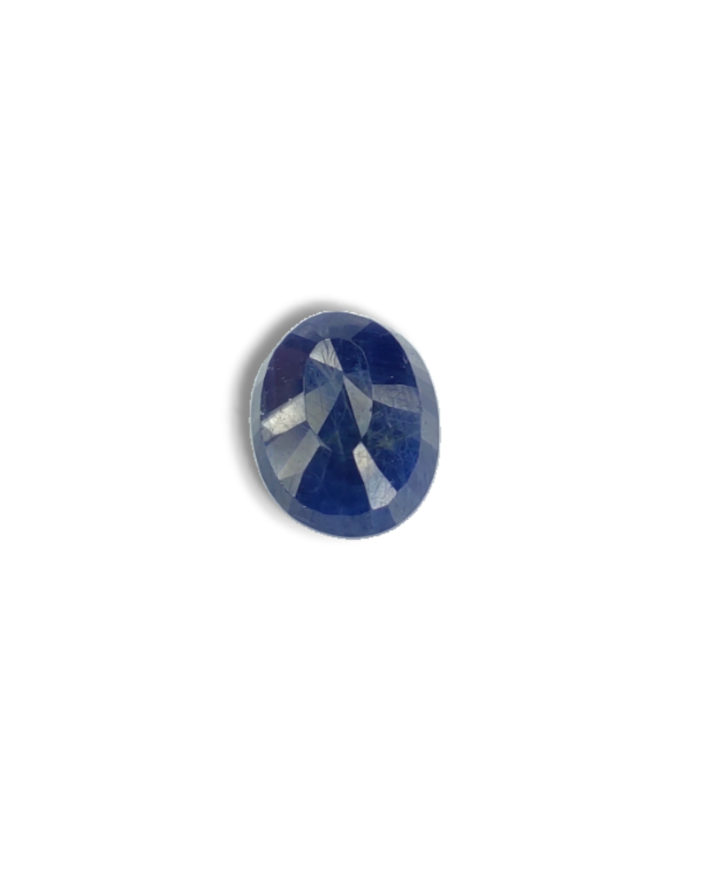 IIGJ Certified 5.52 Ct - 6.13 Ratti Natural Unheated Blue Sapphire-Neelam