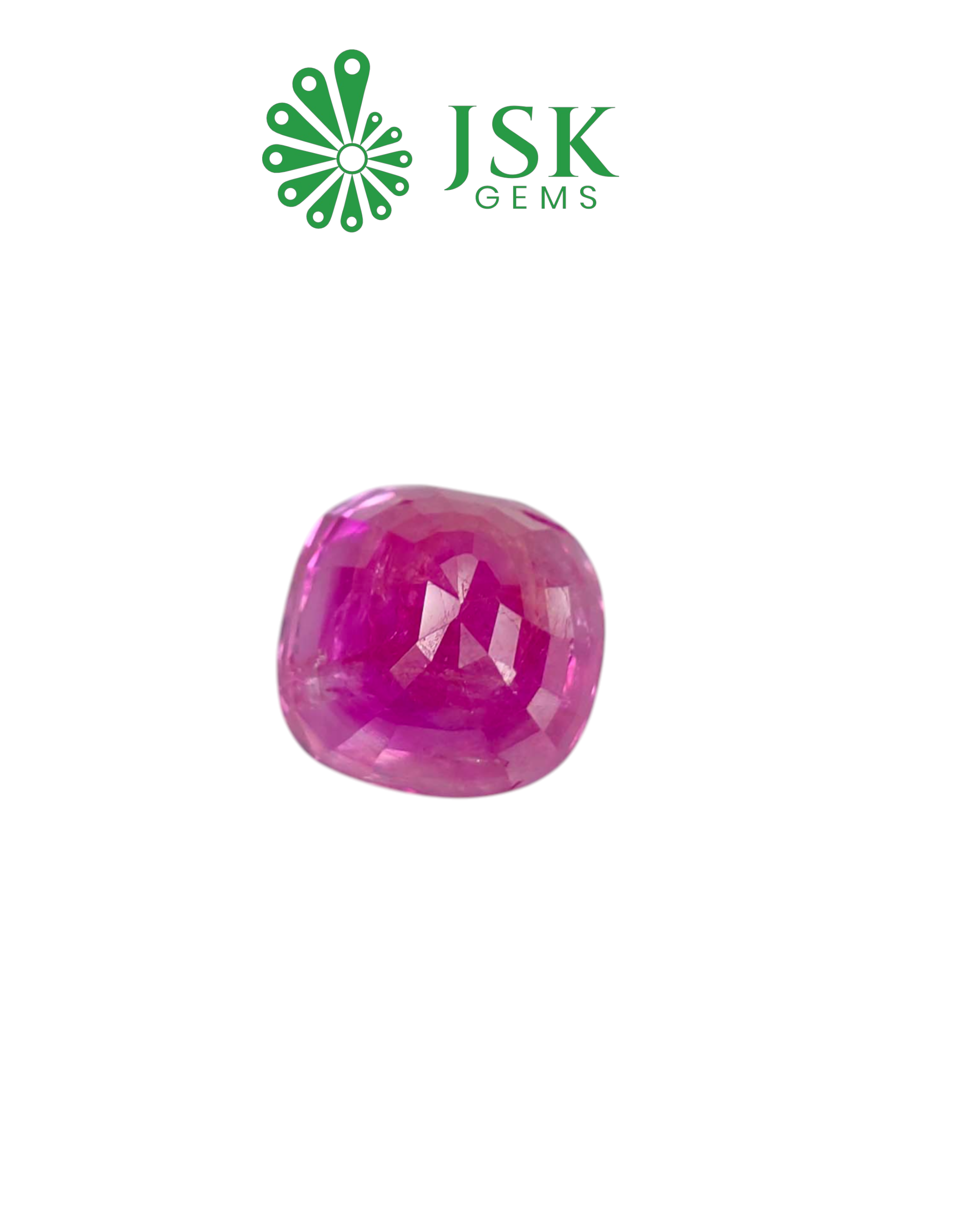 GII Certified 7.41 Ct - 8.23 Ratti Unheated Untreated Natural BURMA Ruby Manik