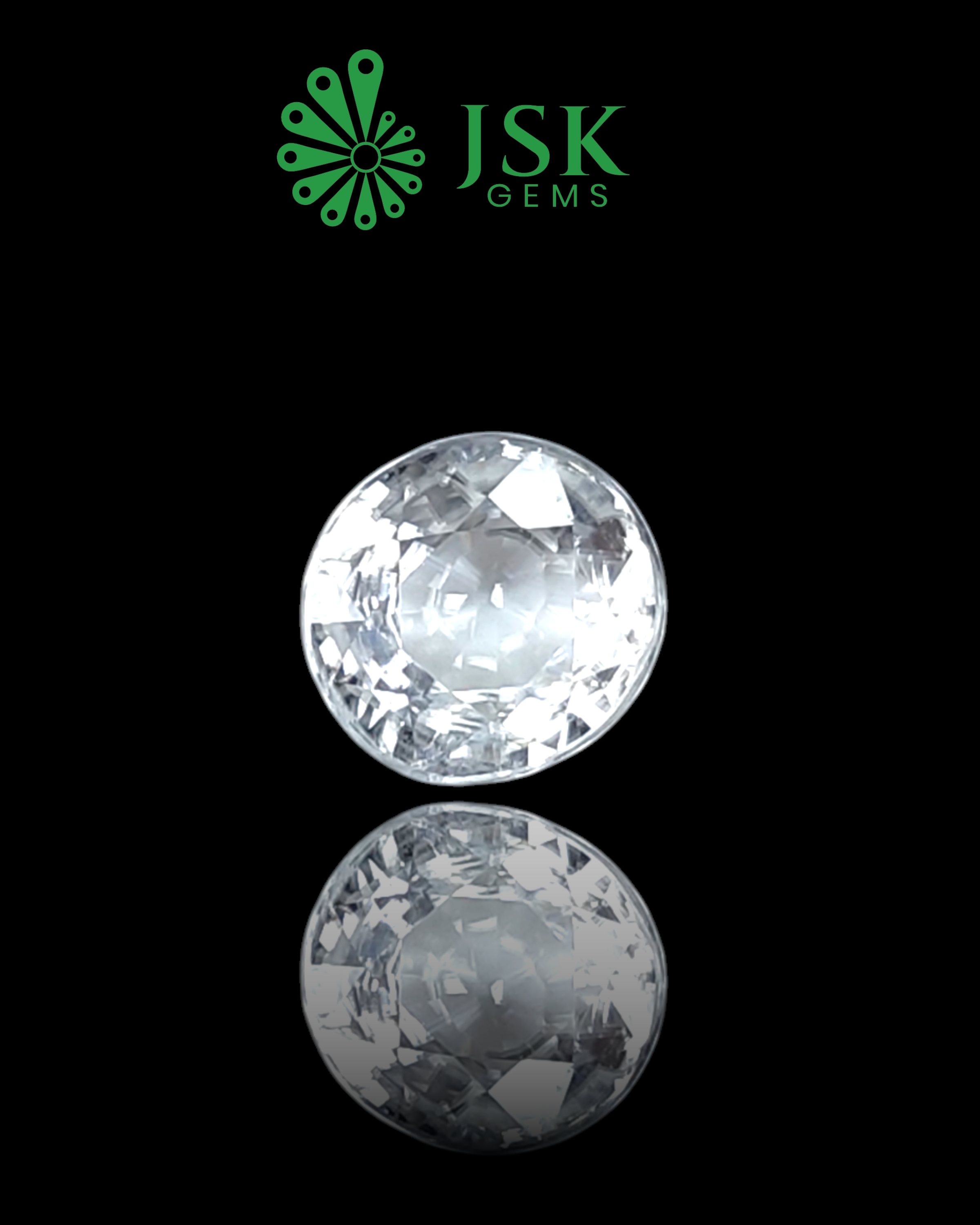 Top Grade 9.33 Ct - 10.36 Ratti  Natural White Zircon