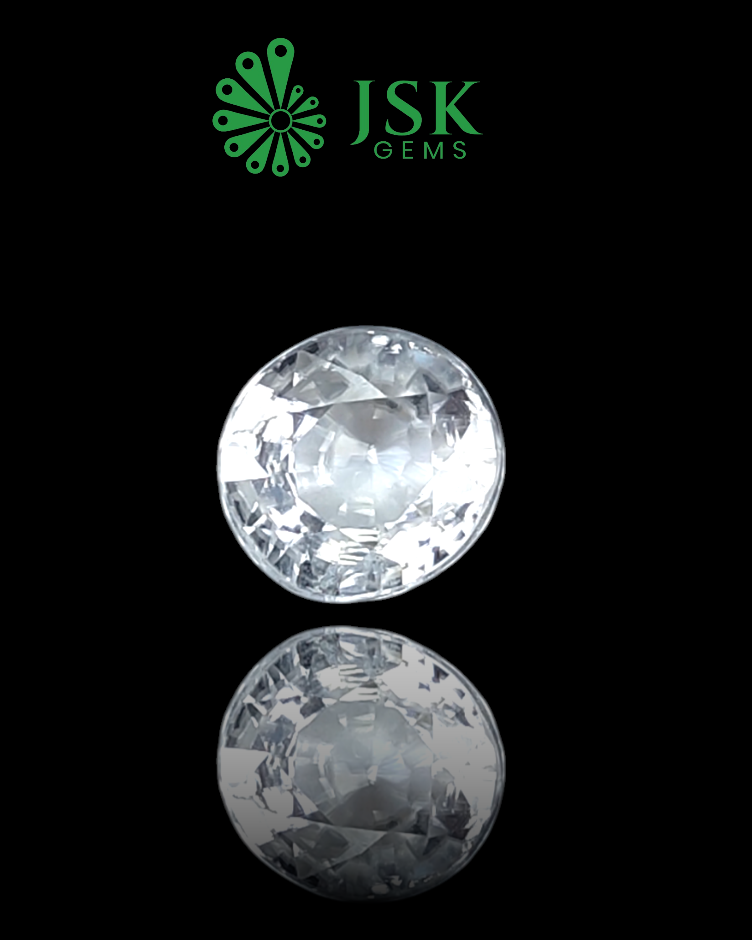 Top Grade 9.33 Ct - 10.36 Ratti  Natural White Zircon
