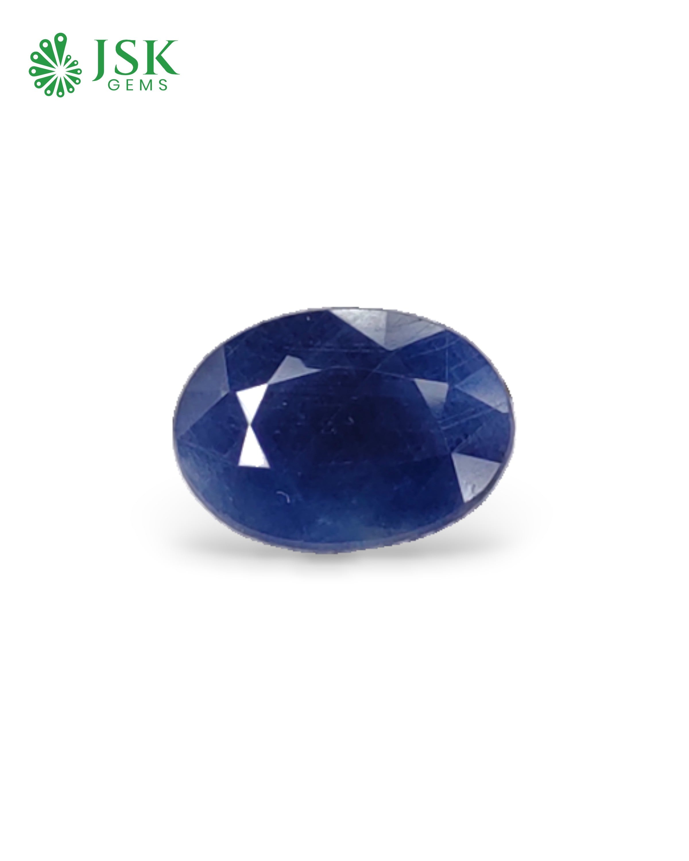IIGJ Certified 5.12 Ct - 5.68 Ratti Natural Unheated Blue Sapphire-Neelam