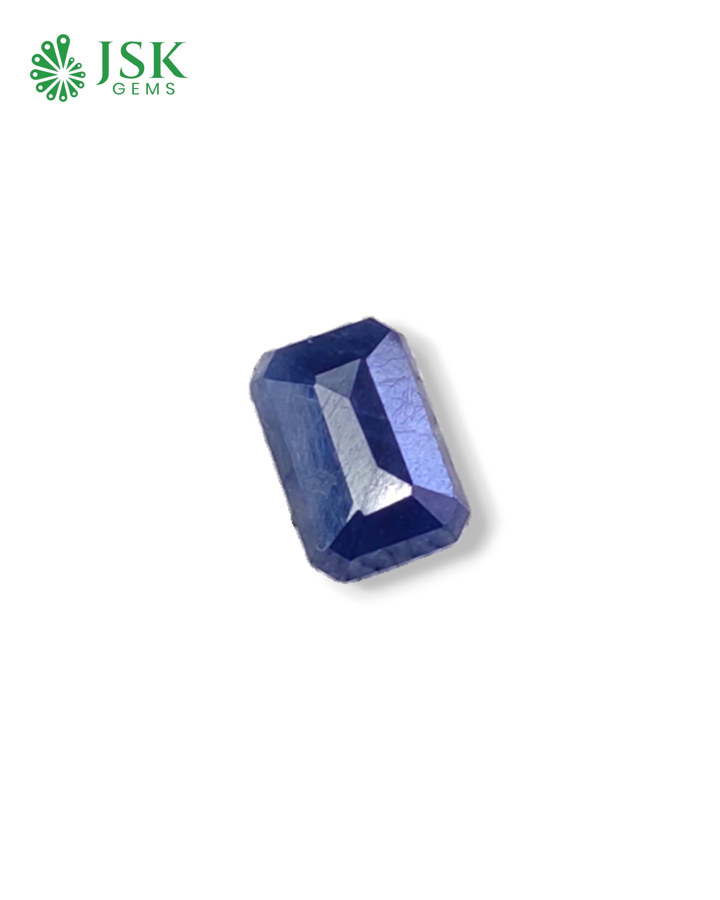 IIGJ Certified 3.48 Ct - 3.86 Ratti Natural Unheated Blue Sapphire-Neelam