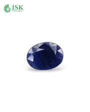IIGJ Certified 4.55 Ct - 5.05 Ratti Natural Unheated Blue Sapphire-Neelam