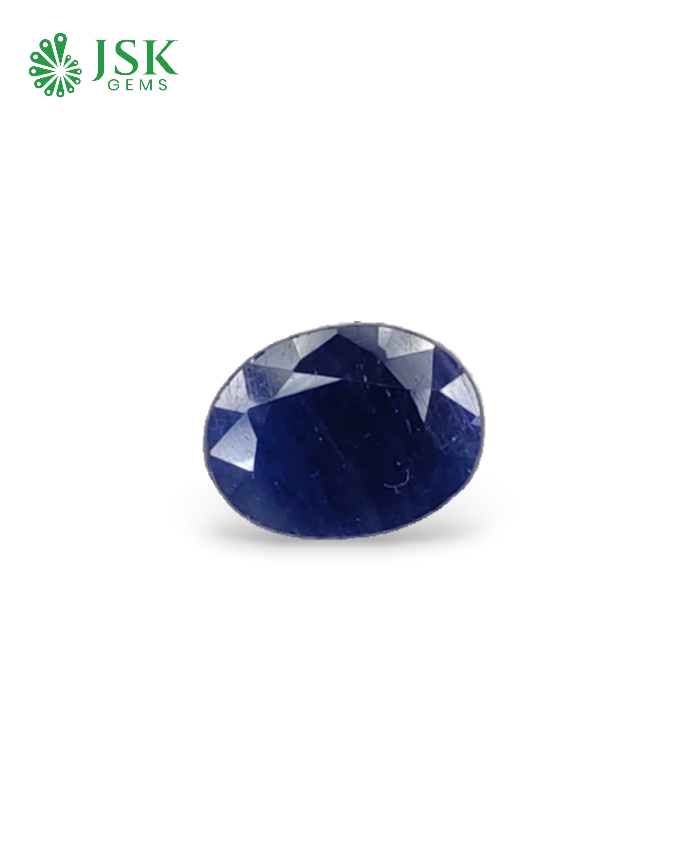 IIGJ Certified 4.55 Ct - 5.05 Ratti Natural Unheated Blue Sapphire-Neelam