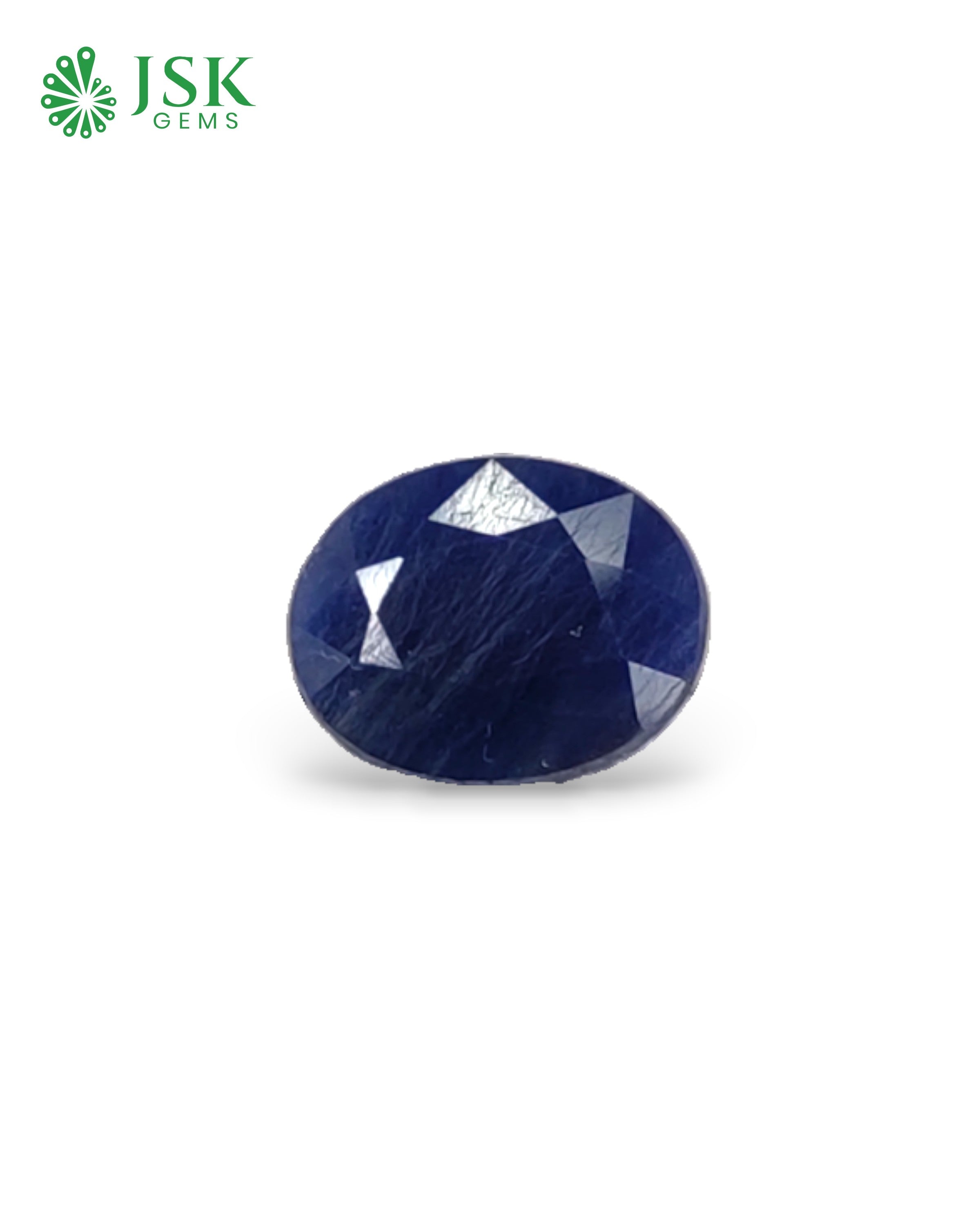 IIGJ Certified 4.70 Ct - 5.22 Ratti Natural Unheated Blue Sapphire-Neelam