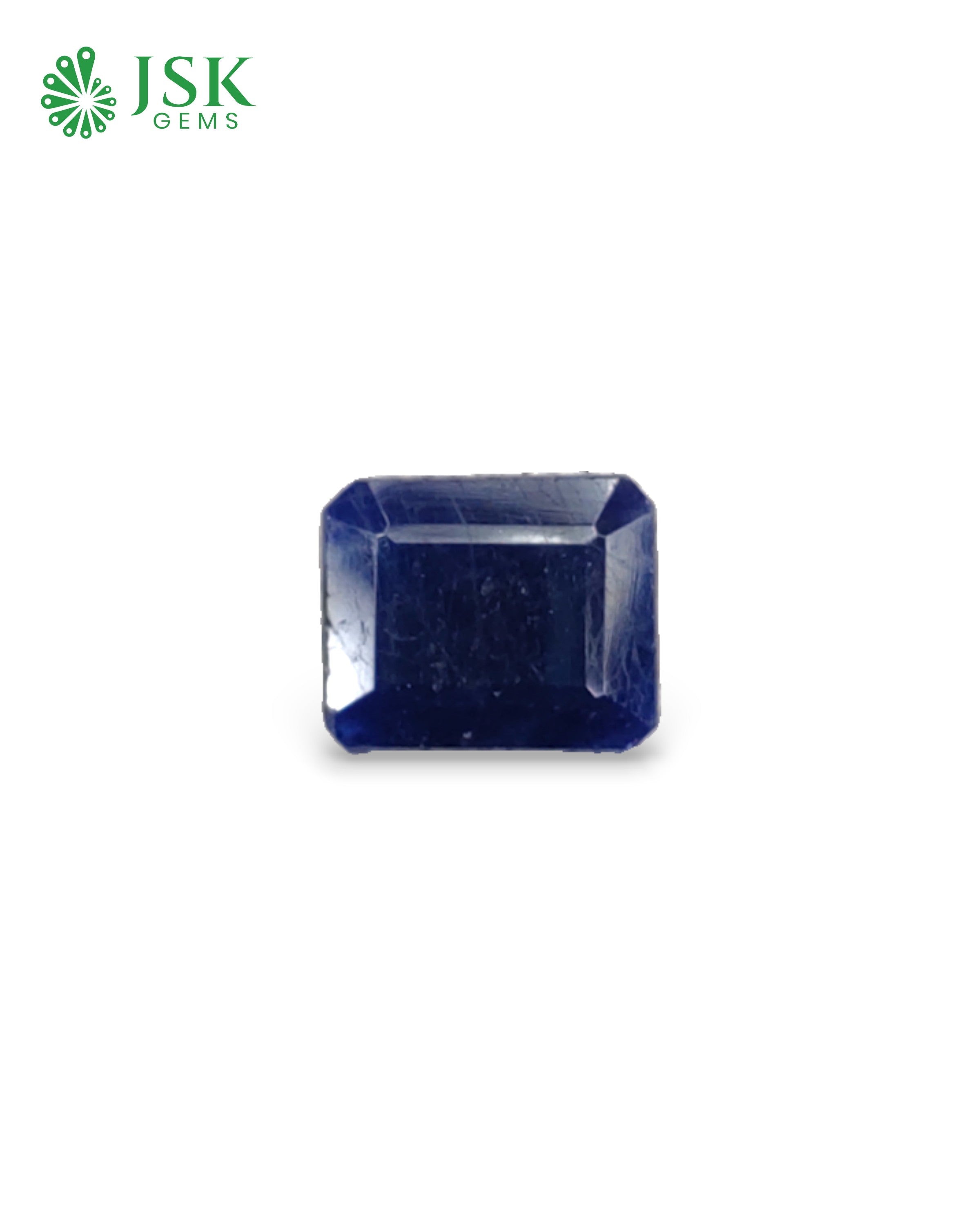 GTL Certified 7.67 Ct - 8.52 Ratti Natural Unheated Blue Sapphire-Neelam