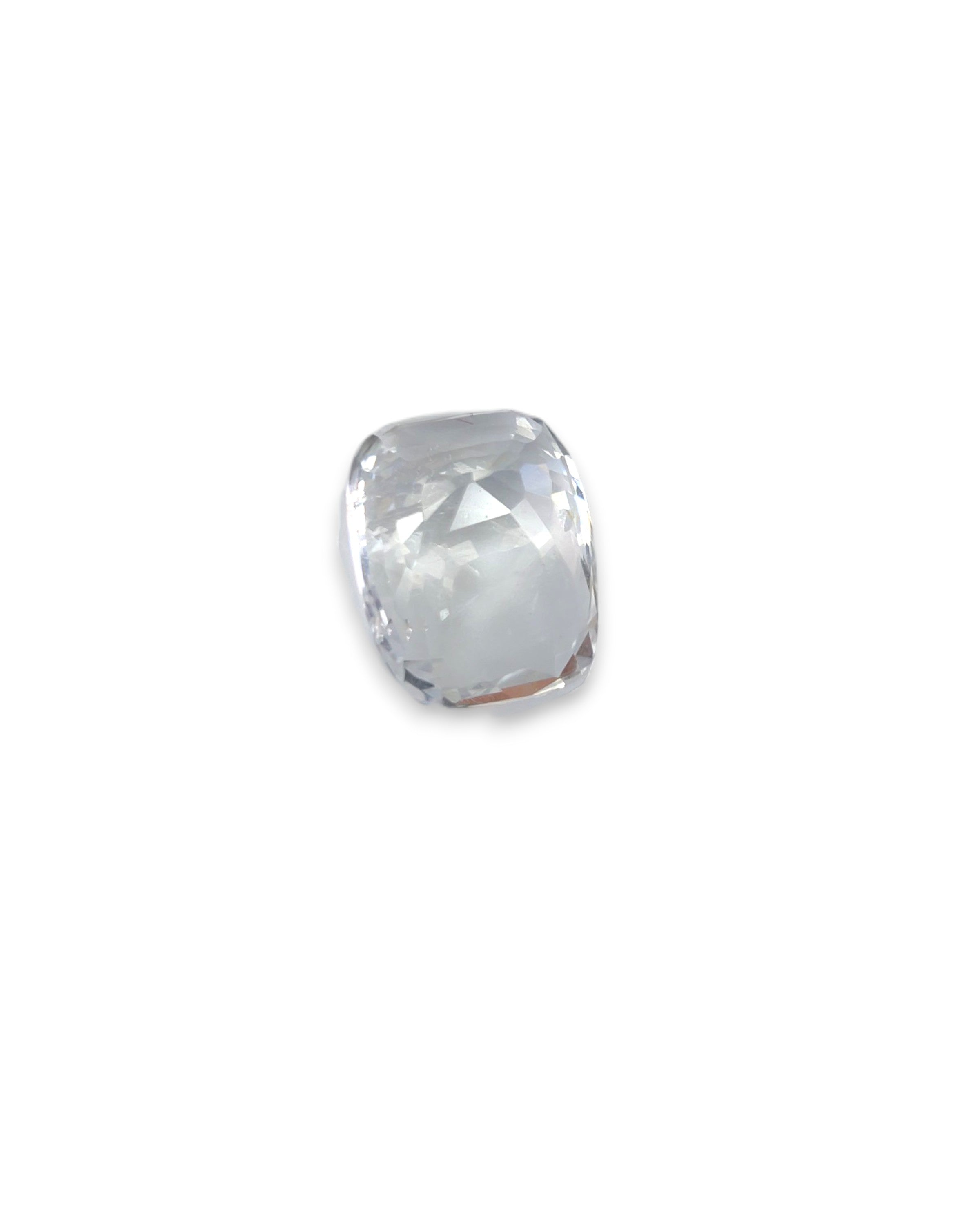 Premium 4.66 Ct - 5.17 Ratti Natural Unheated Ceylon White Sapphire