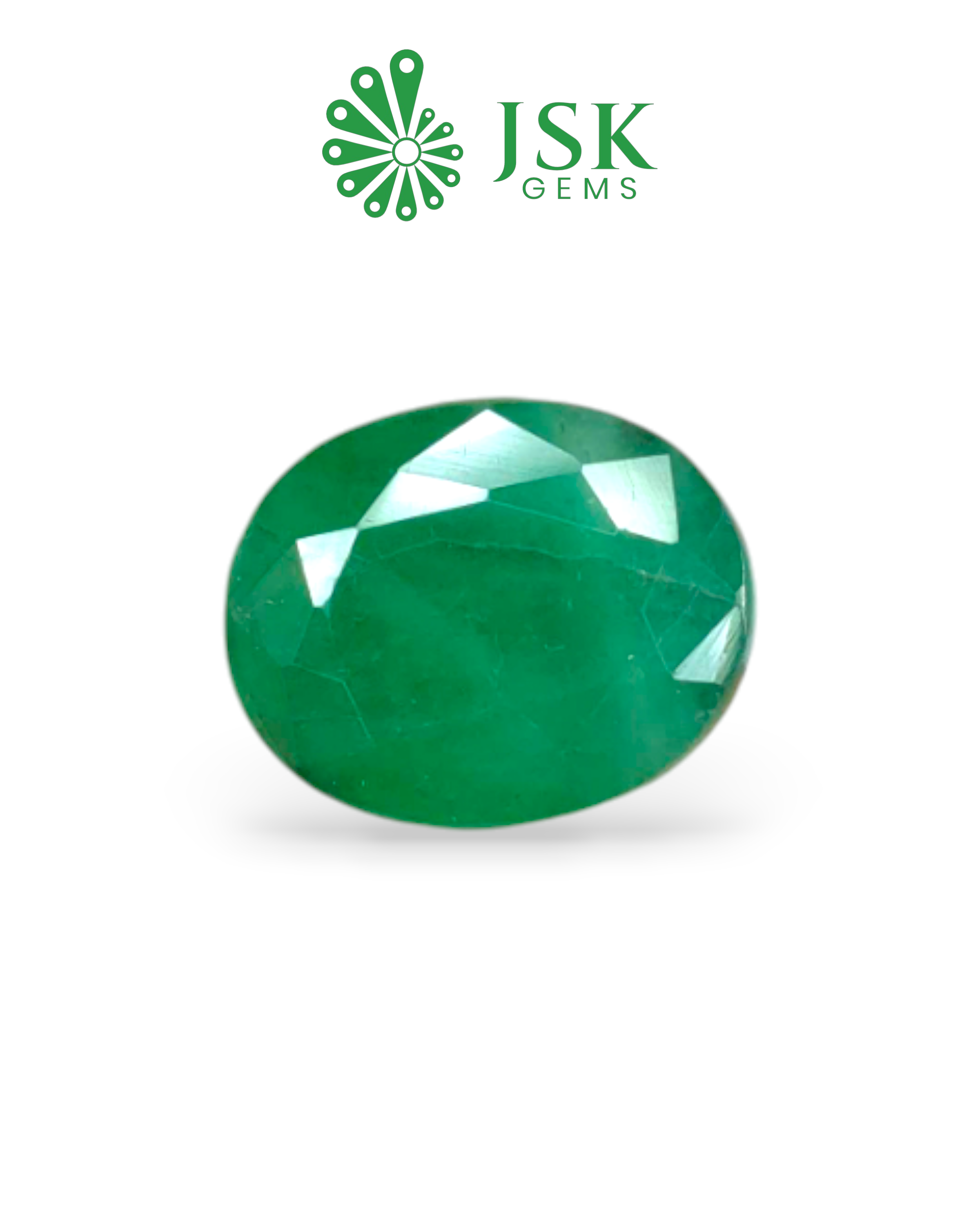 Premium Grade 7.77 Ct - 8.63 Ratti Natural Emerald - Panna