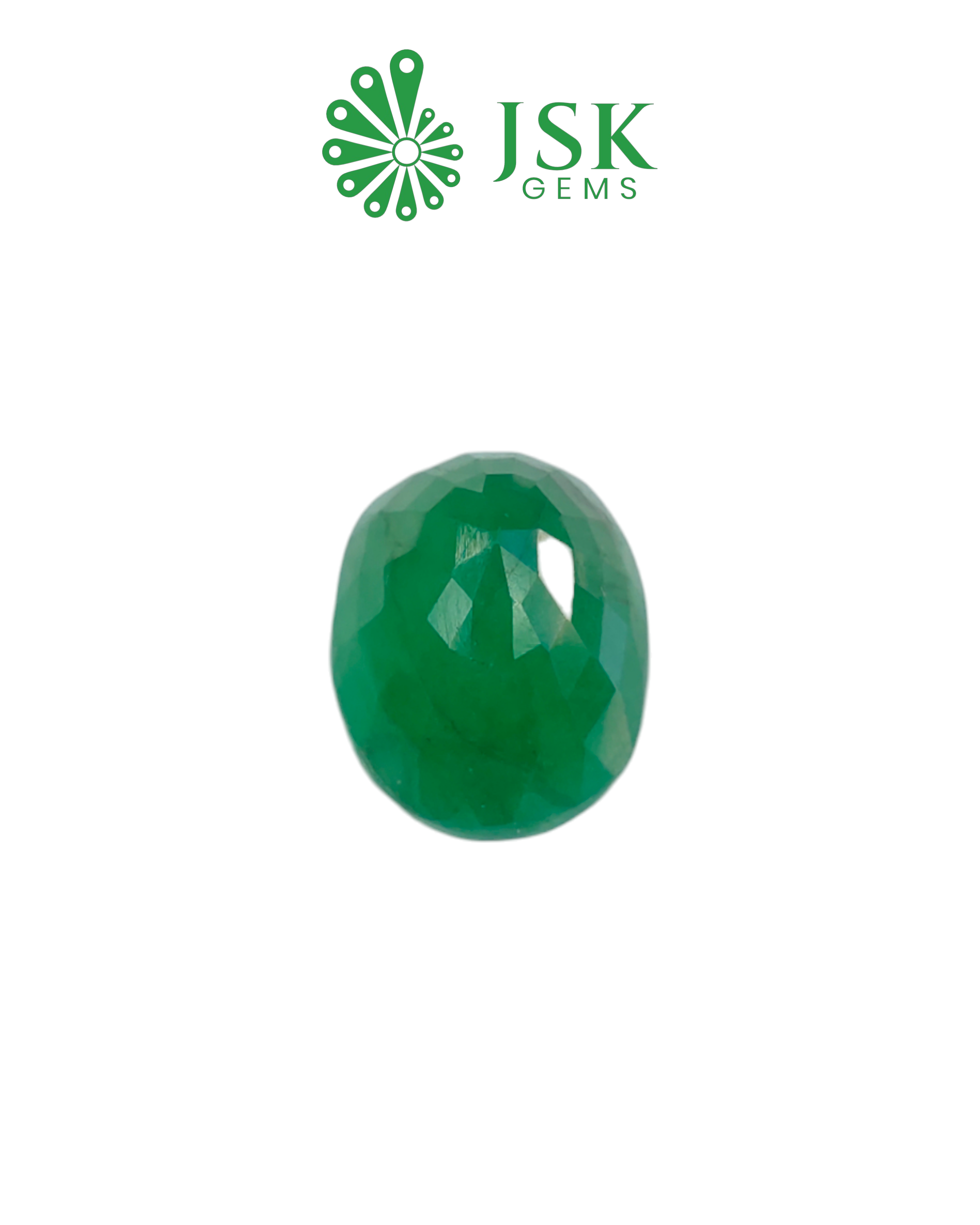 Premium Grade 7.77 Ct - 8.63 Ratti Natural Emerald - Panna