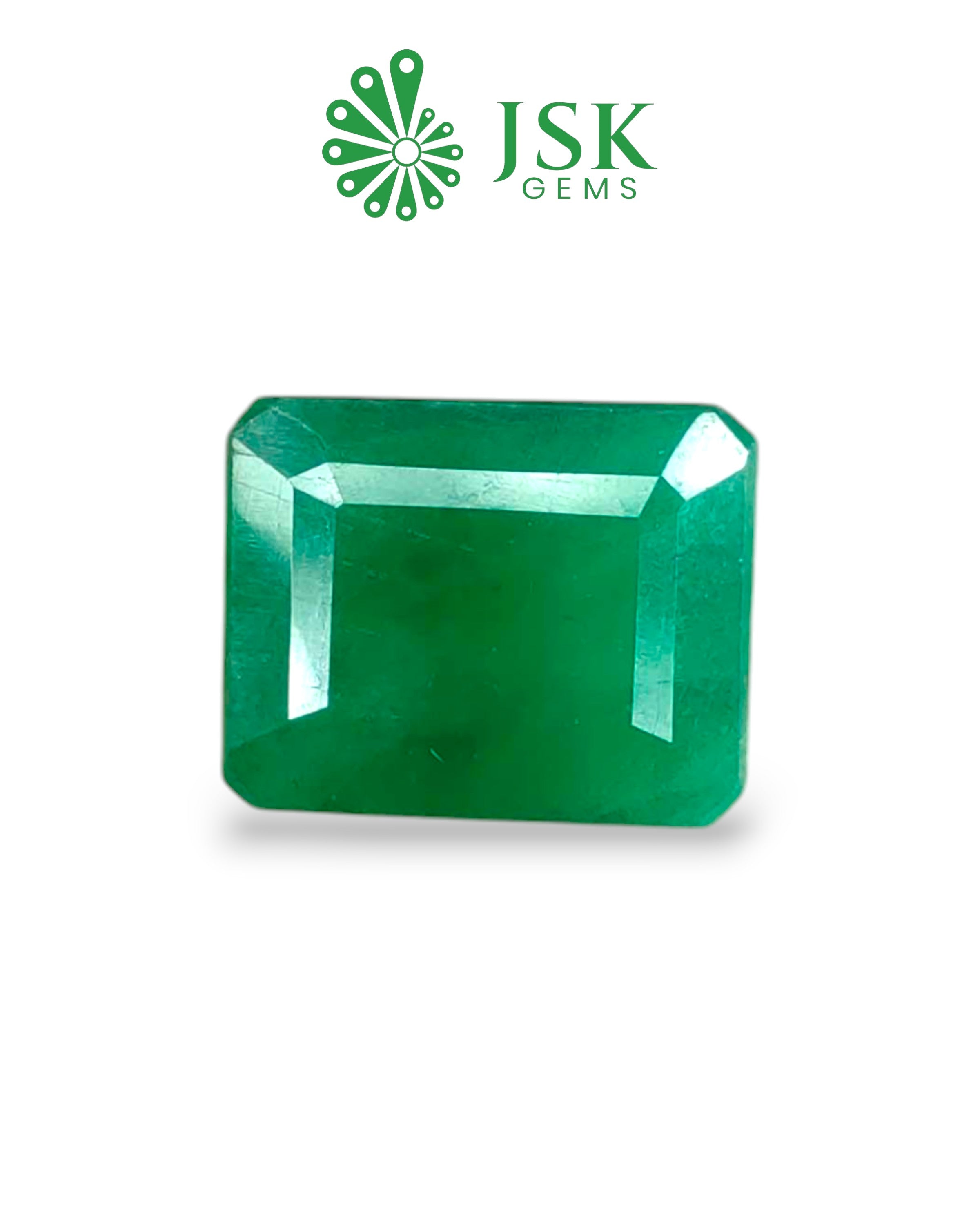 Premium Grade 7.52 Ct - 8.36 Ratti Natural Emerald - Panna
