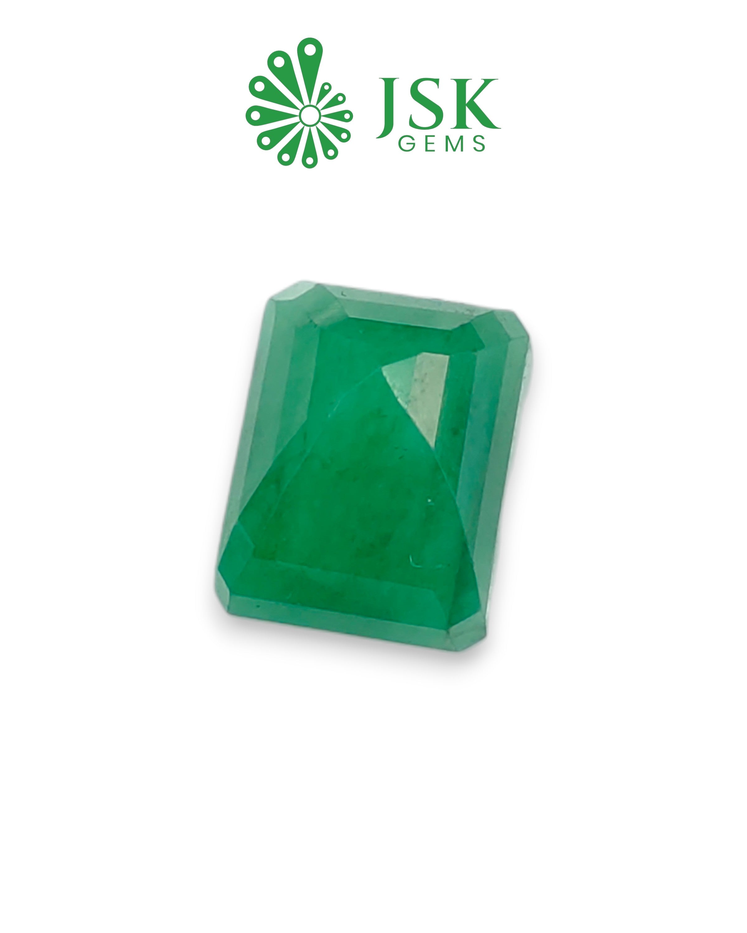 Premium Grade 7.52 Ct - 8.36 Ratti Natural Emerald - Panna