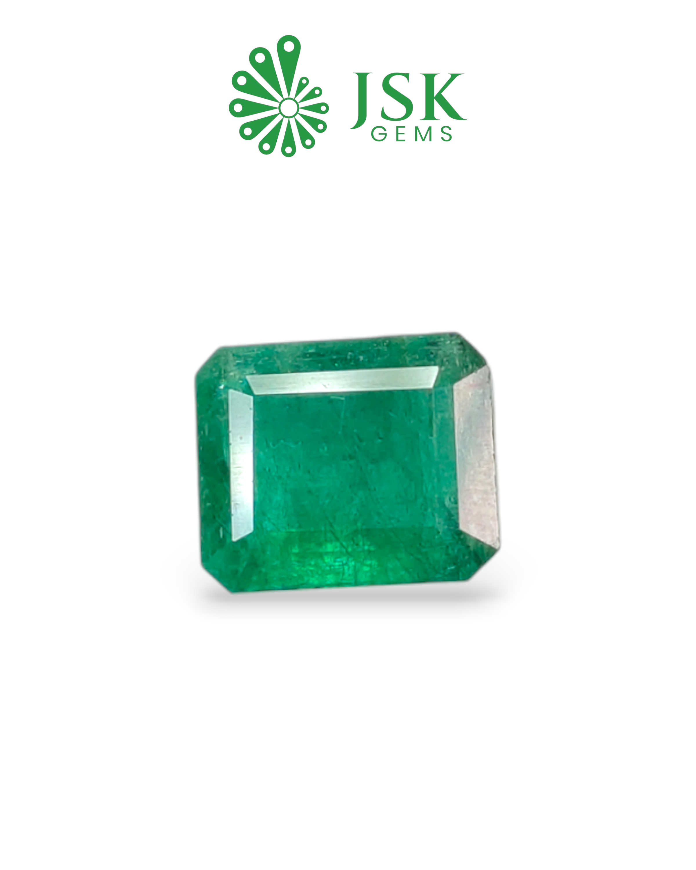 Top Grade 7.57 Ct - 8.41 Ratti Natural Emerald - Panna