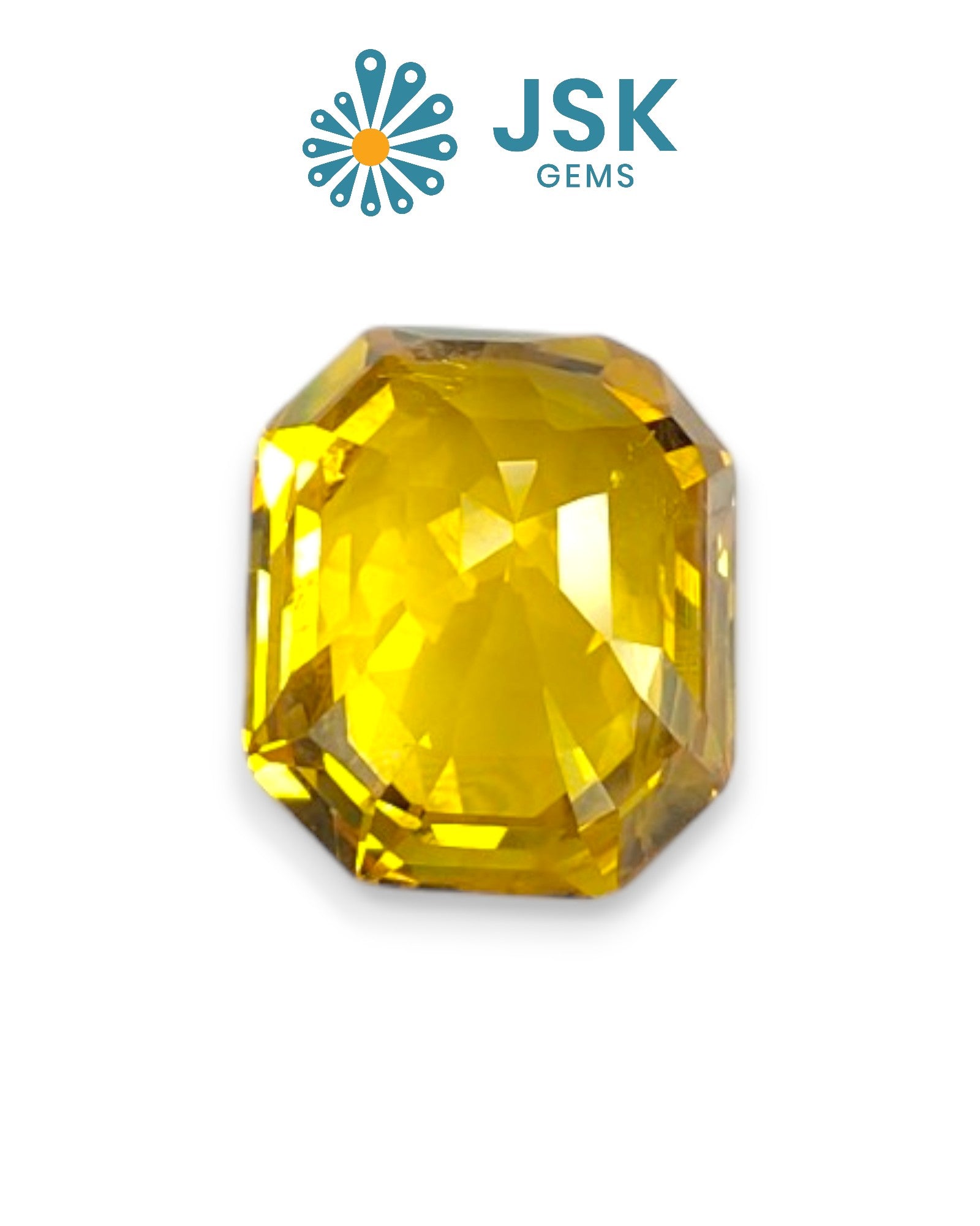 Top Grade 6.66 Ct - 7.40 Ratti Natural Bangkok Yellow Sapphire - Pukhraj