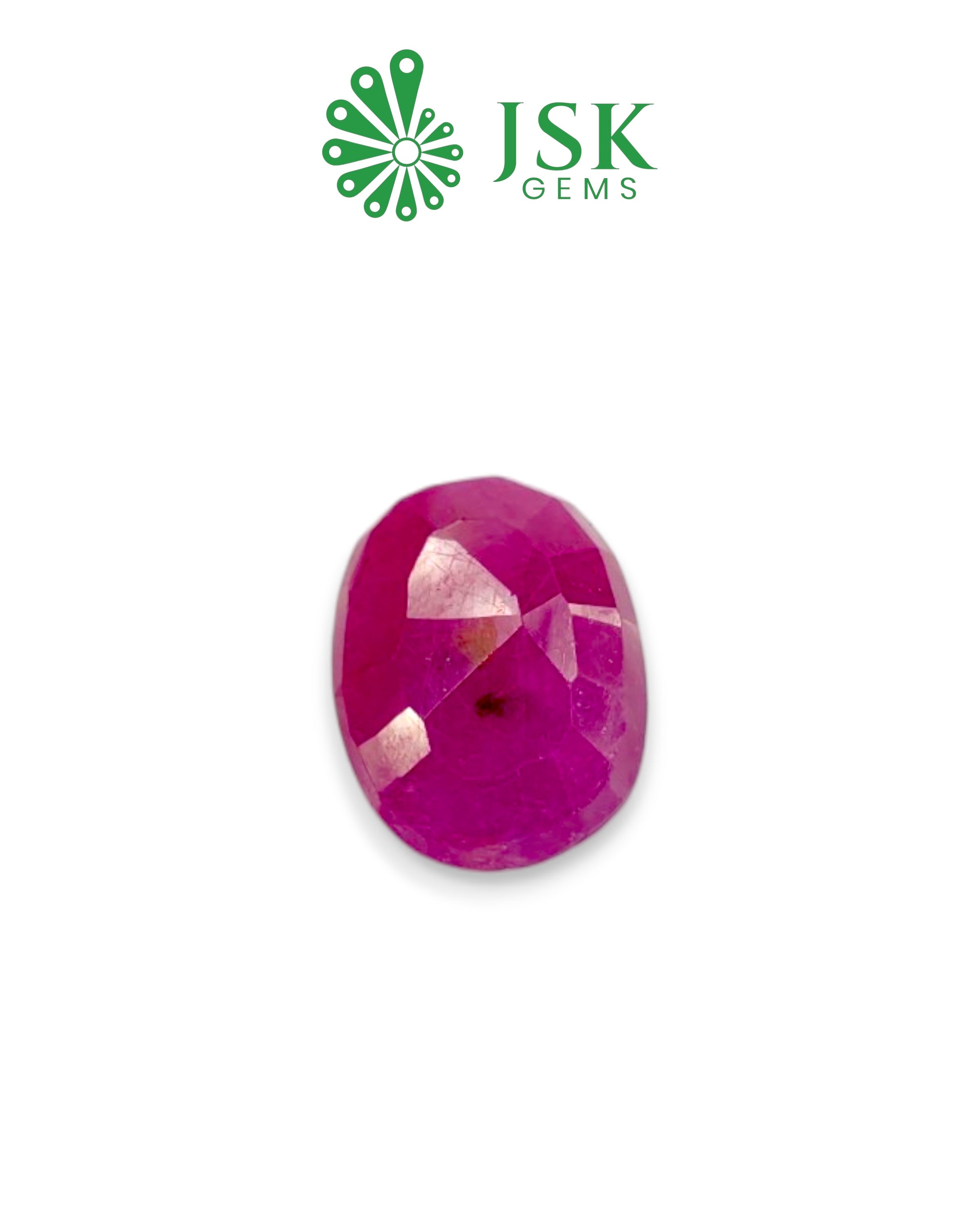 Top GII Certified 5.86 Ct - 6.51 Ratti Unheated Untreated Natural Ruby Manik